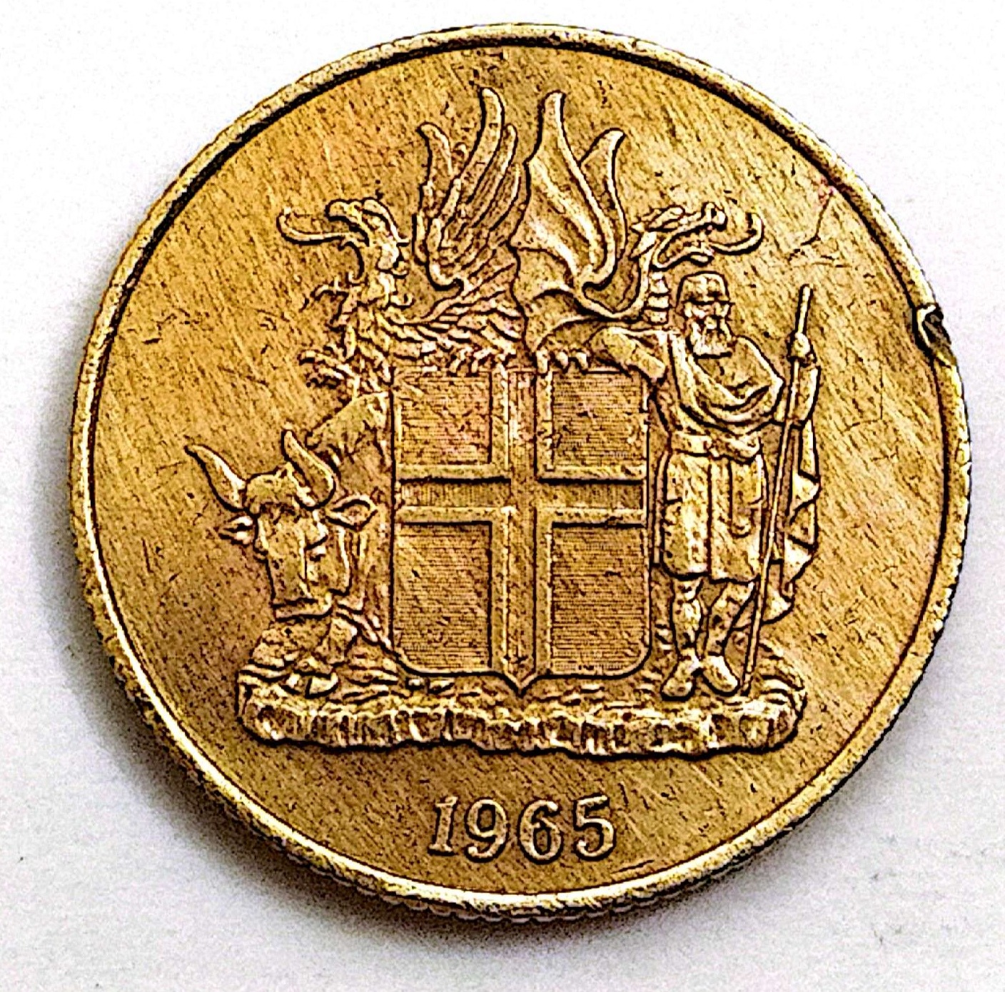 سکه1 کرونا ایسلند 1965(5017)