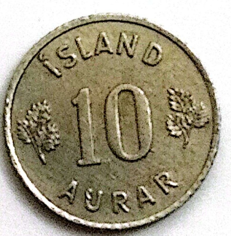 سکه 10یورویر ایسلند 1957(5013)