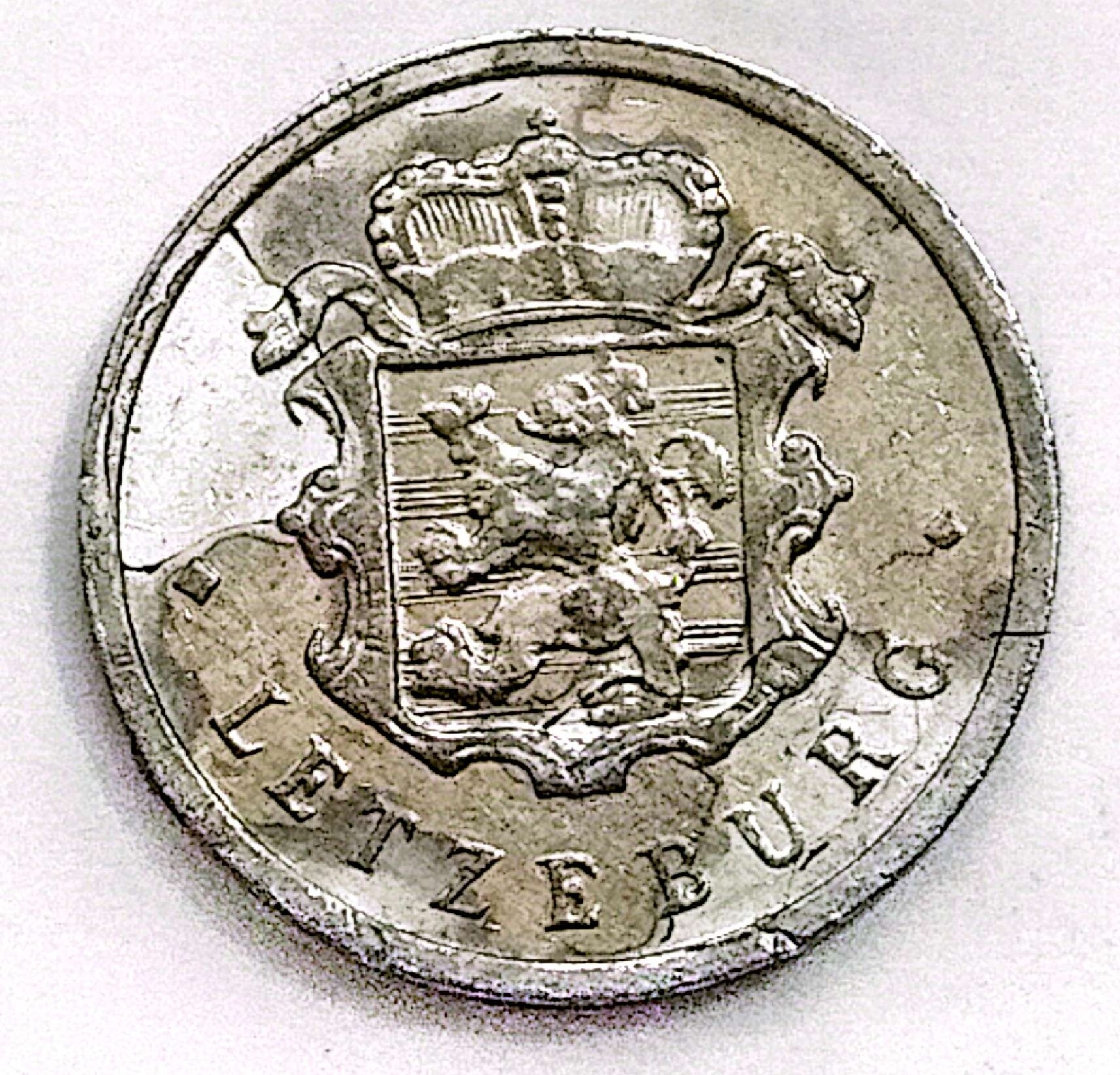 سکه25سنتیم لوکزامبورگ 1957(7579)