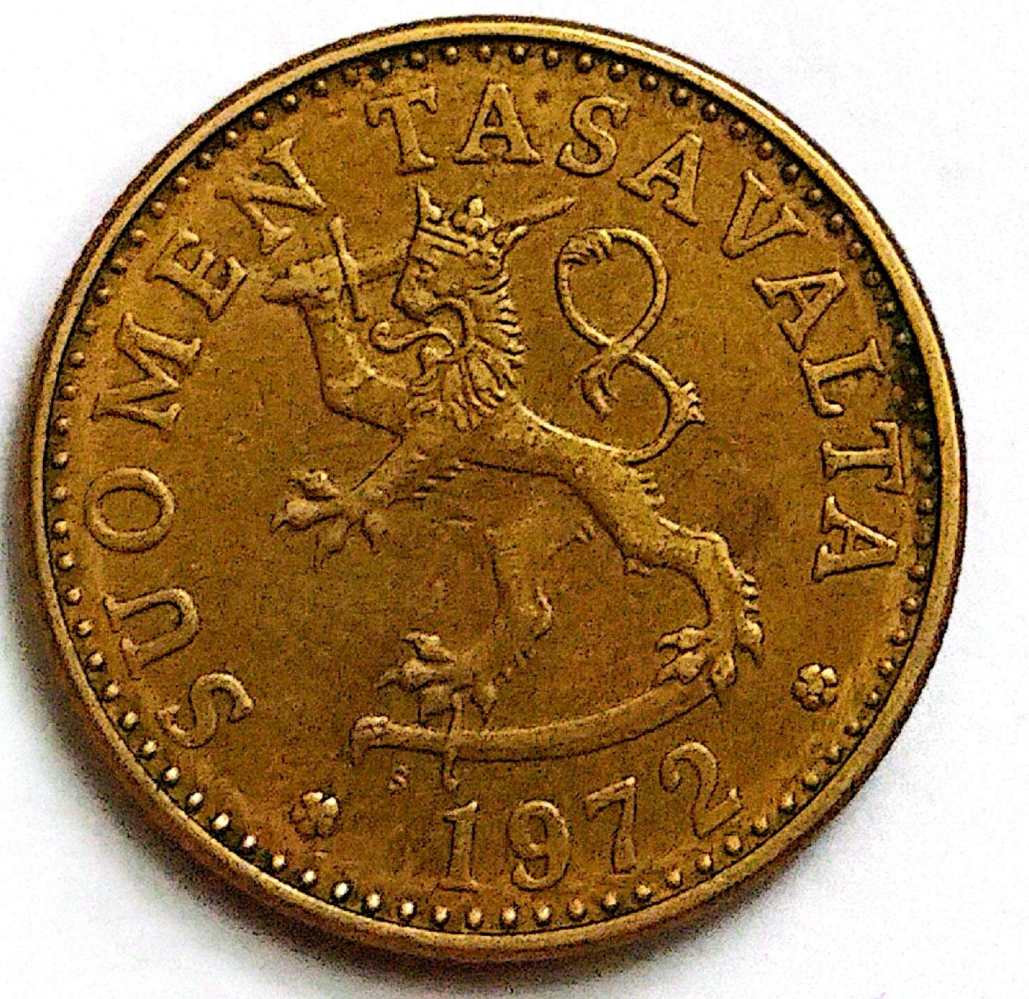 سکه 20پنی فنلاند 1972(2957)