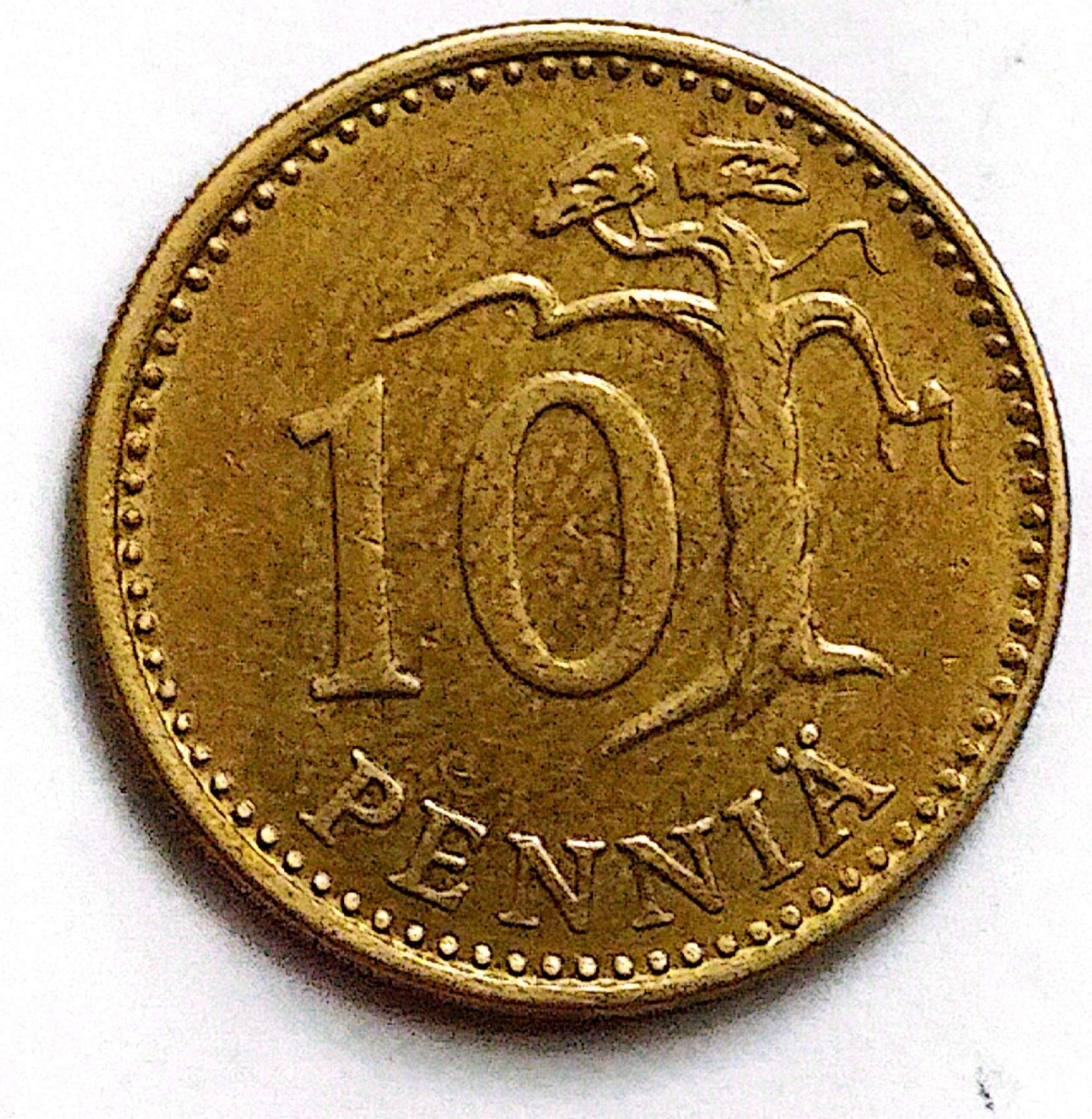 سکه 10پنی فنلاند 1981(2958)
