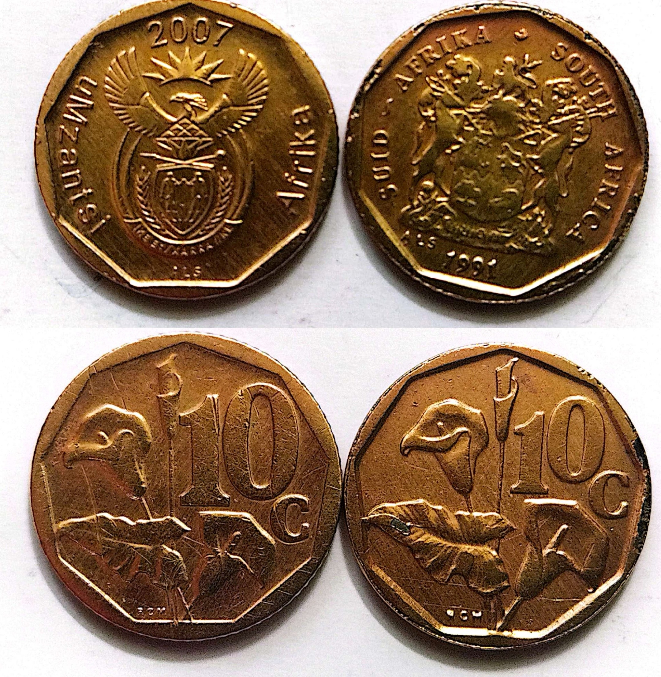 سکه 10سنت2نوع آفریقا (کد604)