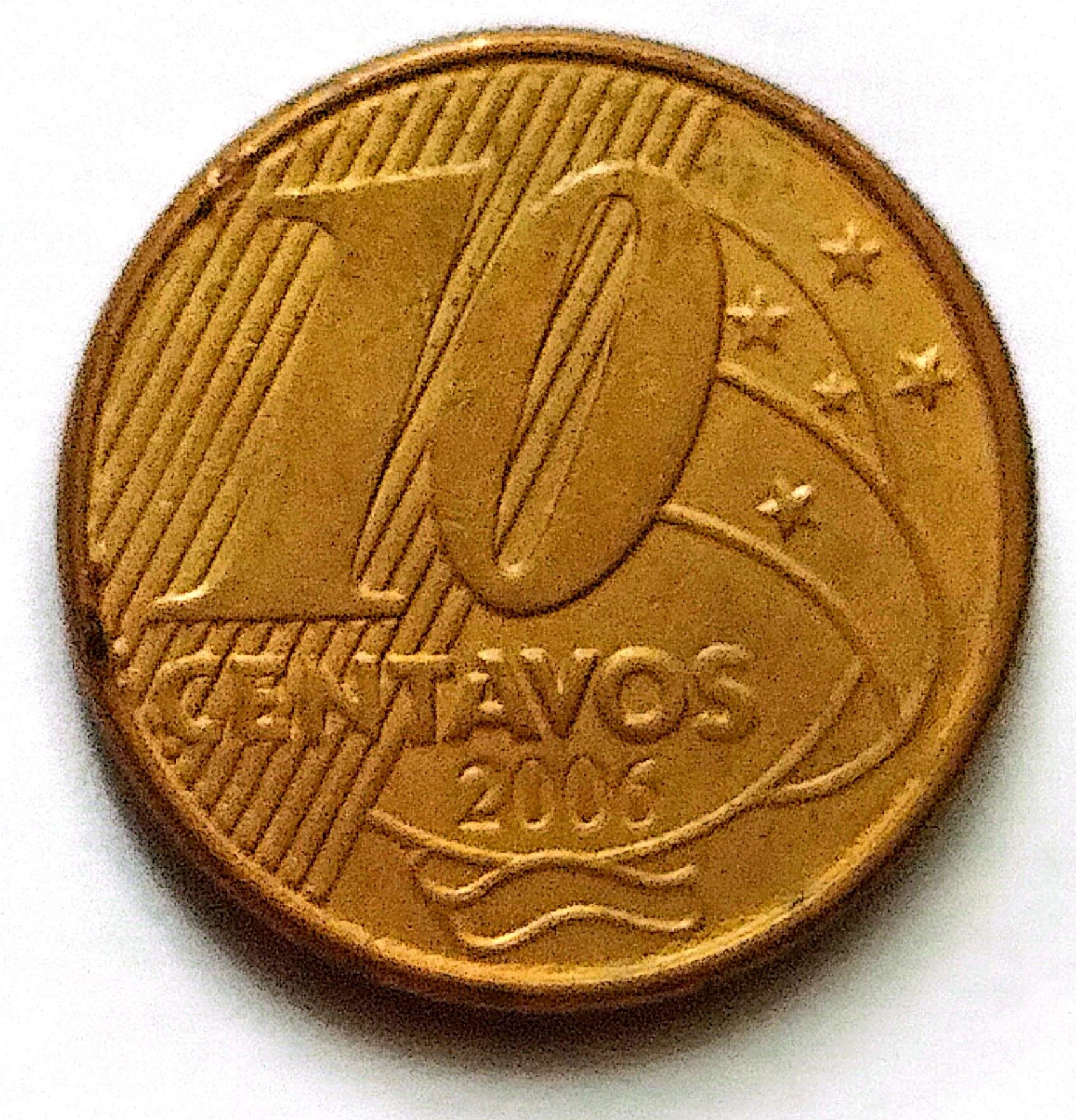 سکه 10 سنتاووس برزیل2006(کد4618))