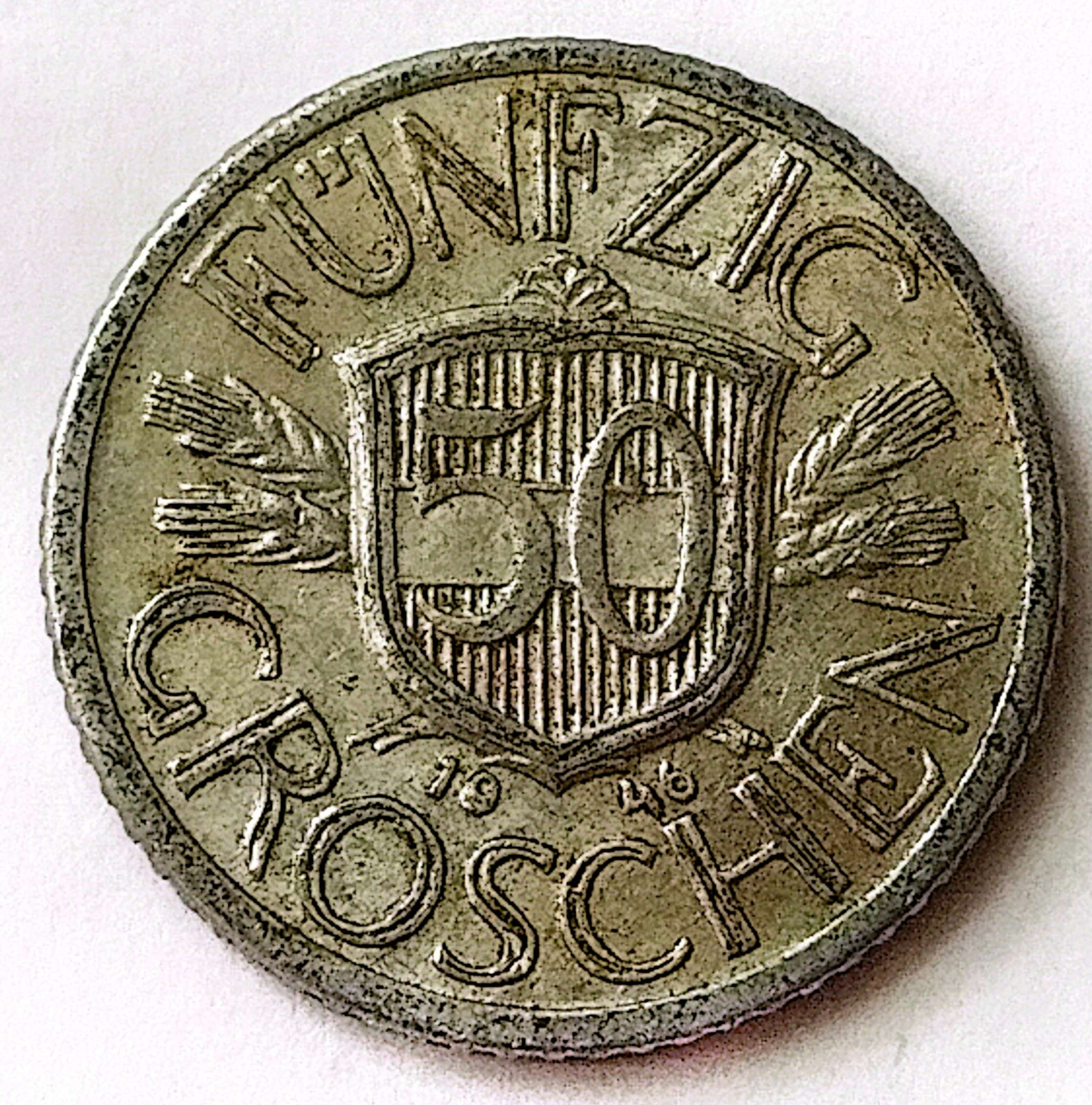 سکه50گروشن اتریش 1946(کد6356)