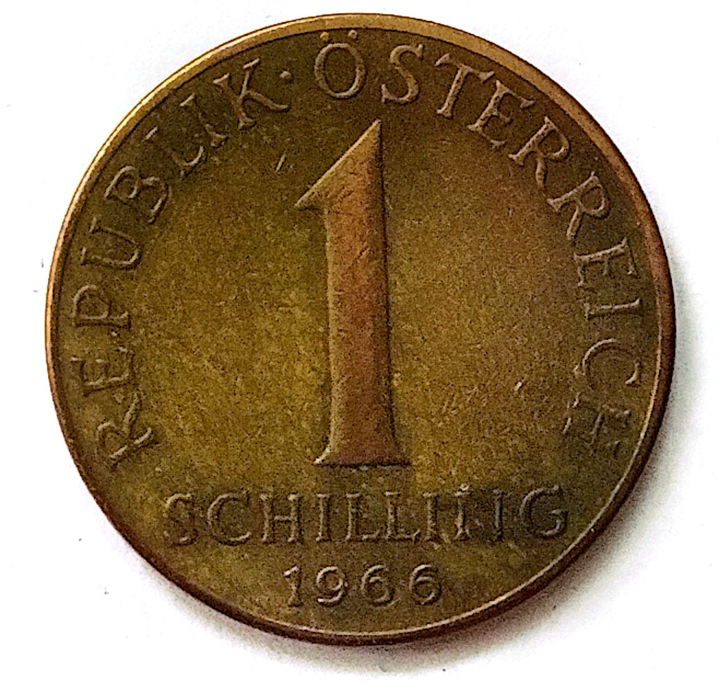 سکه1شیلینگ اتریش 1966(کد6353)