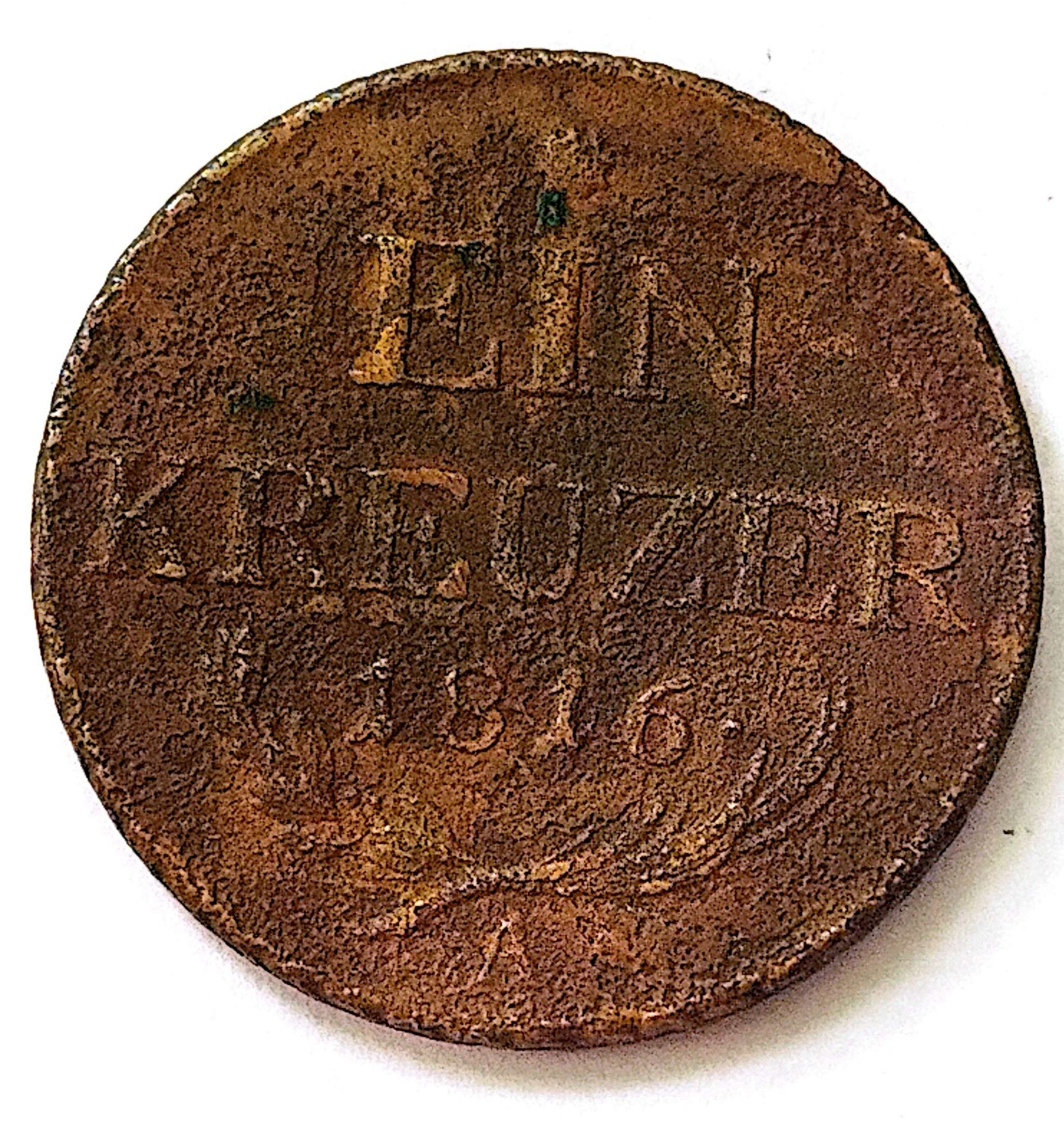 سکه قدیمی اتریش 1816با قدمت بالا 200سال(کد6352)