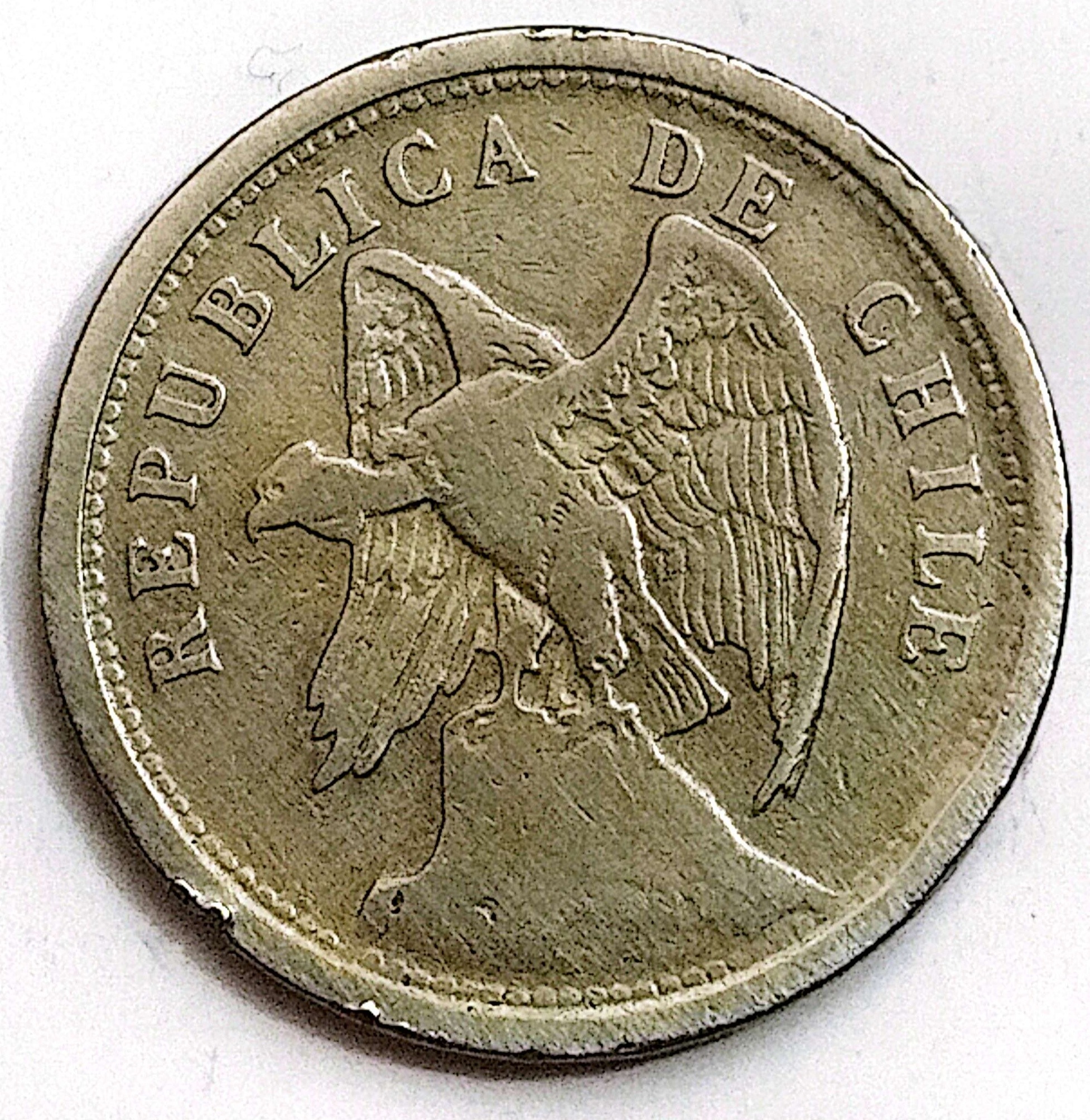 سکه کمیاب20 سنتاووس شیلی1924(کد2710)
