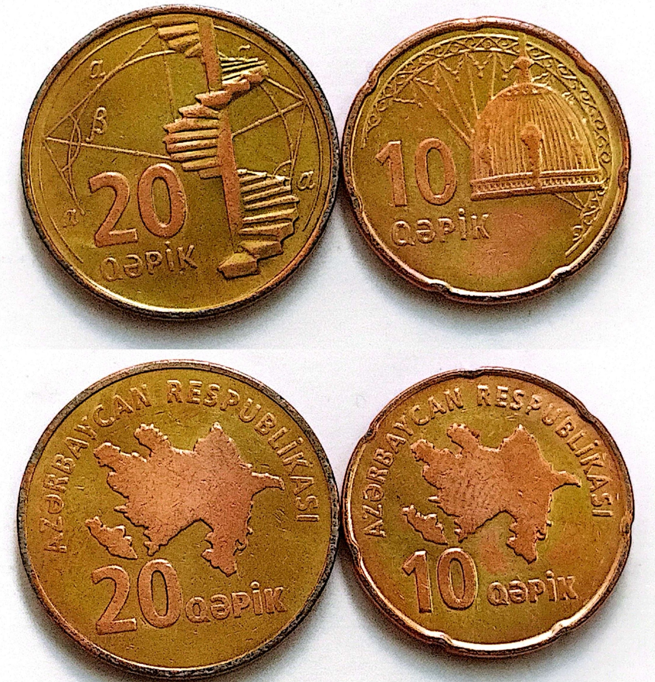 سکه20/10کوپک آذربایجان 2006(کد6254)