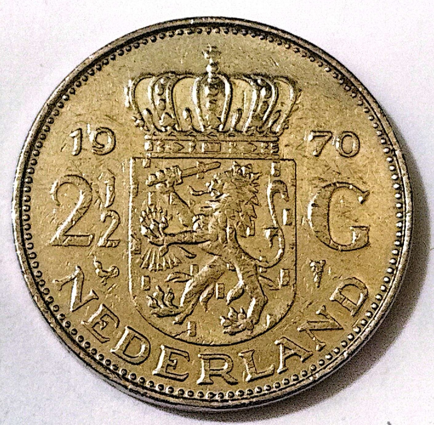 سکه2گیلدار هلند1970 (کد6750)