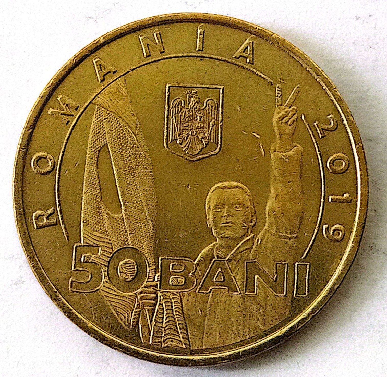 سکه50 بانی یادبودی رومانی2019(کد6851)