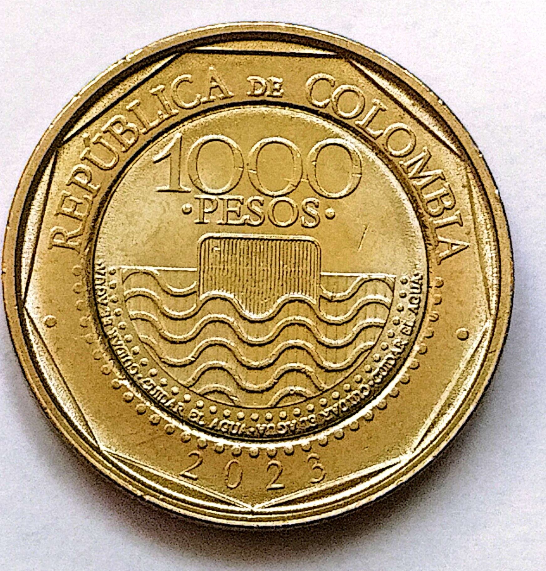 سکه1000پزو کلمبیا 2023(کد5504))