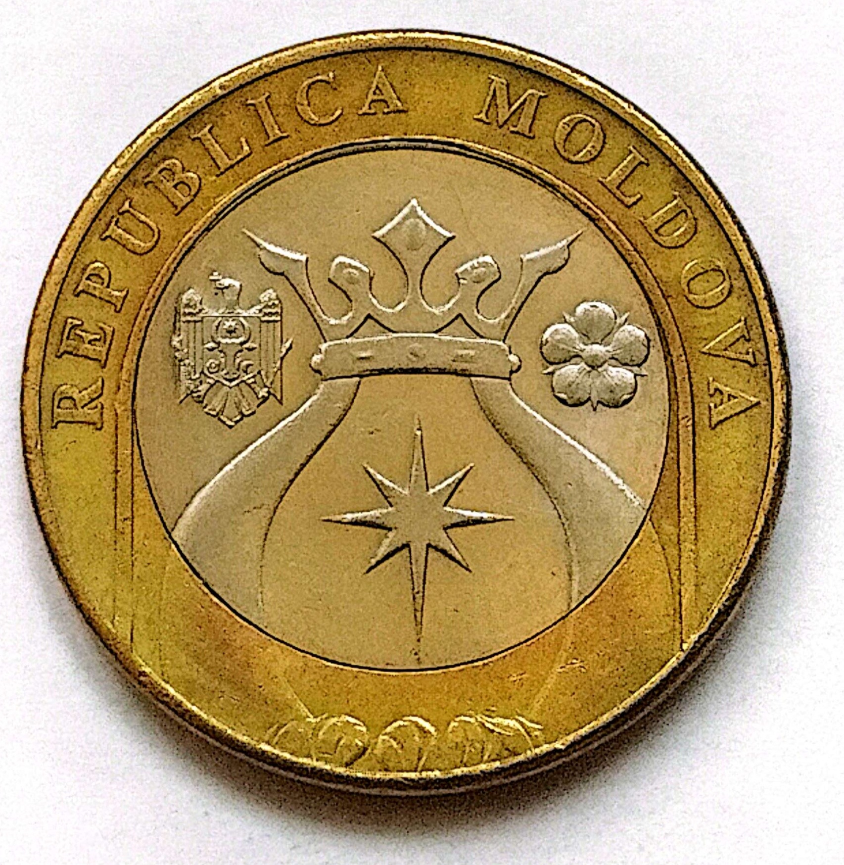 سکه5لئددوفلزی مولداوی 2018(4007))