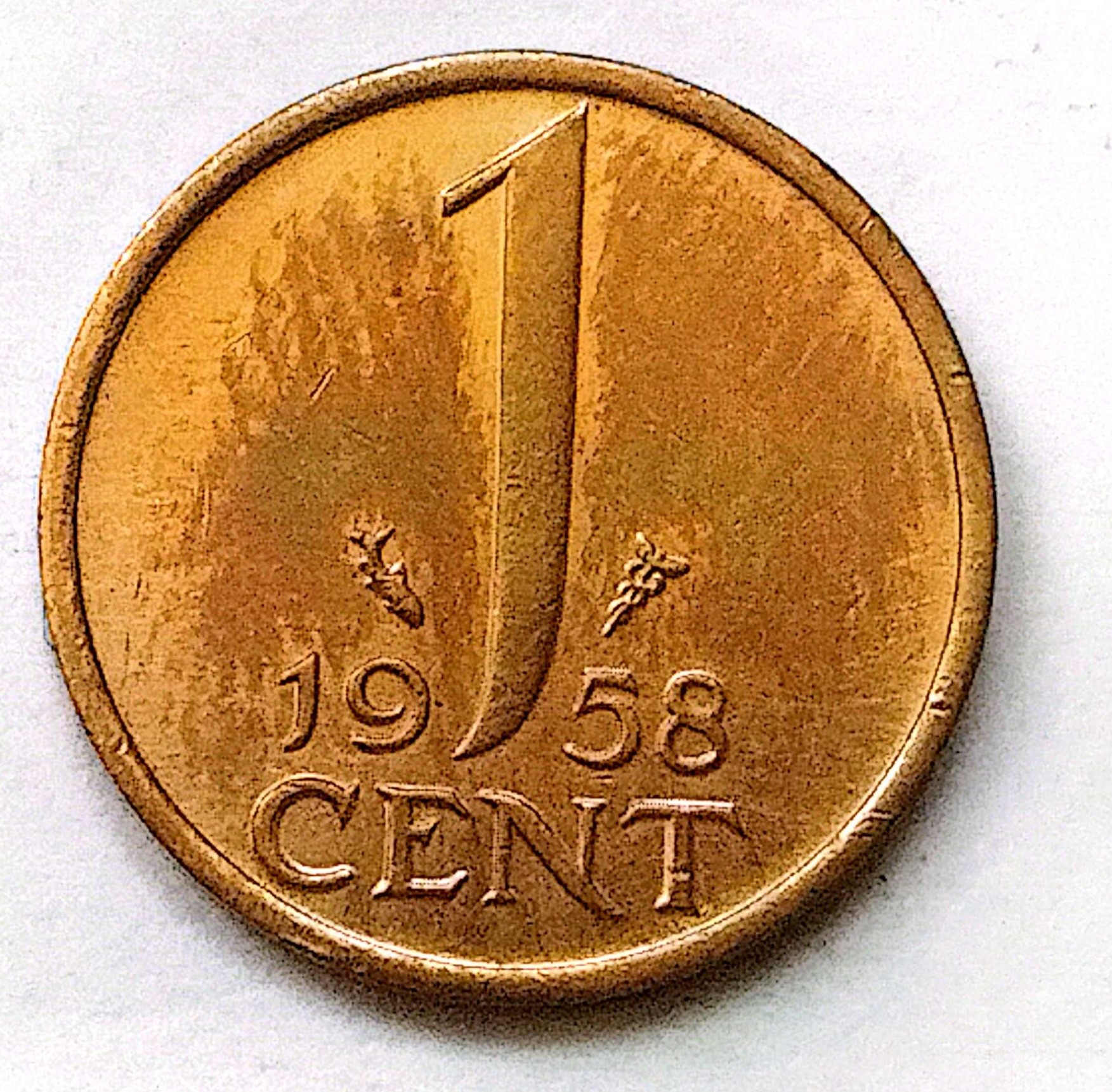 سکه 1سنت هلند1958(کد6755))