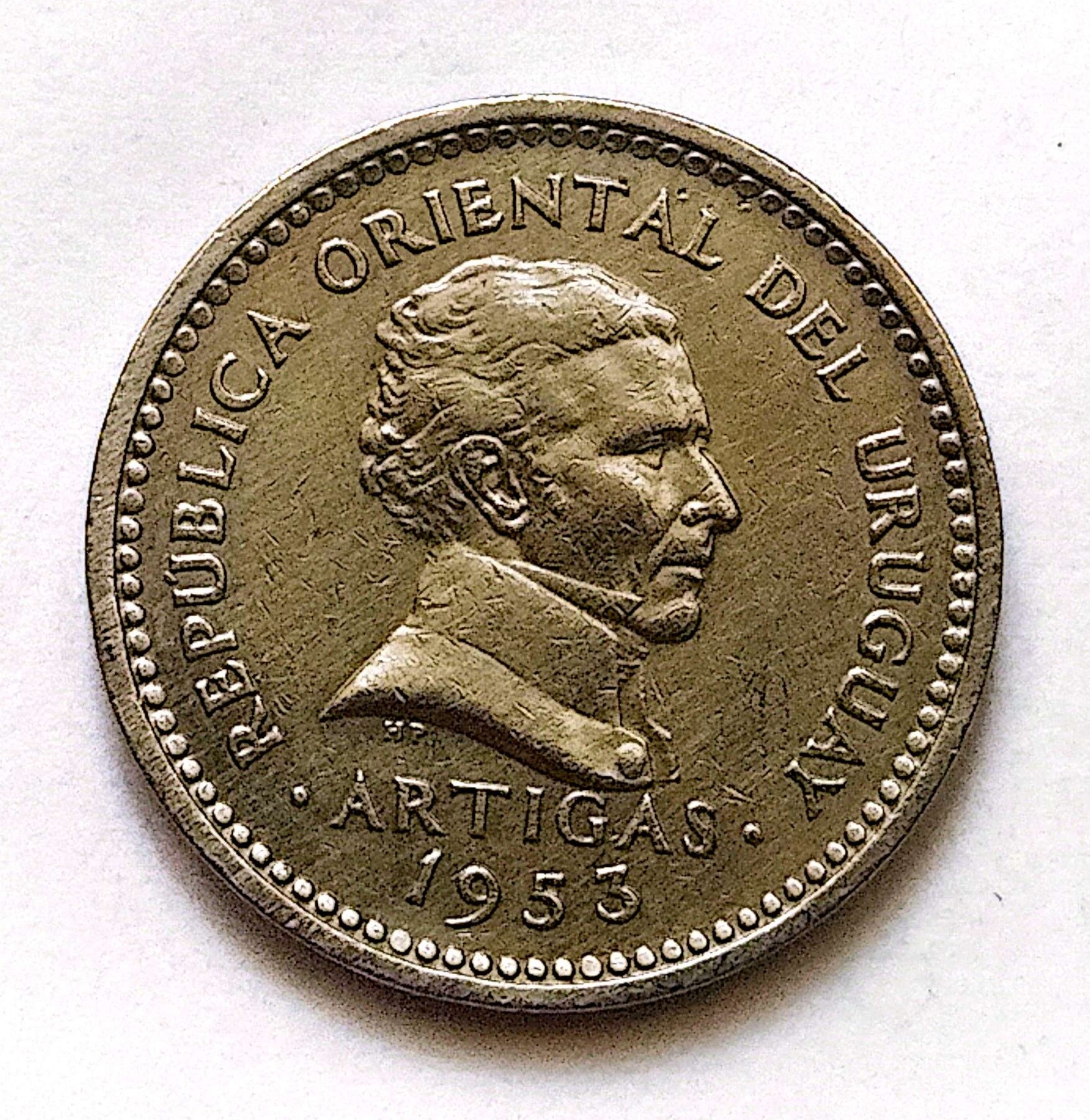 سکه5سنتیموز اروگوئه 1953(کد5757)