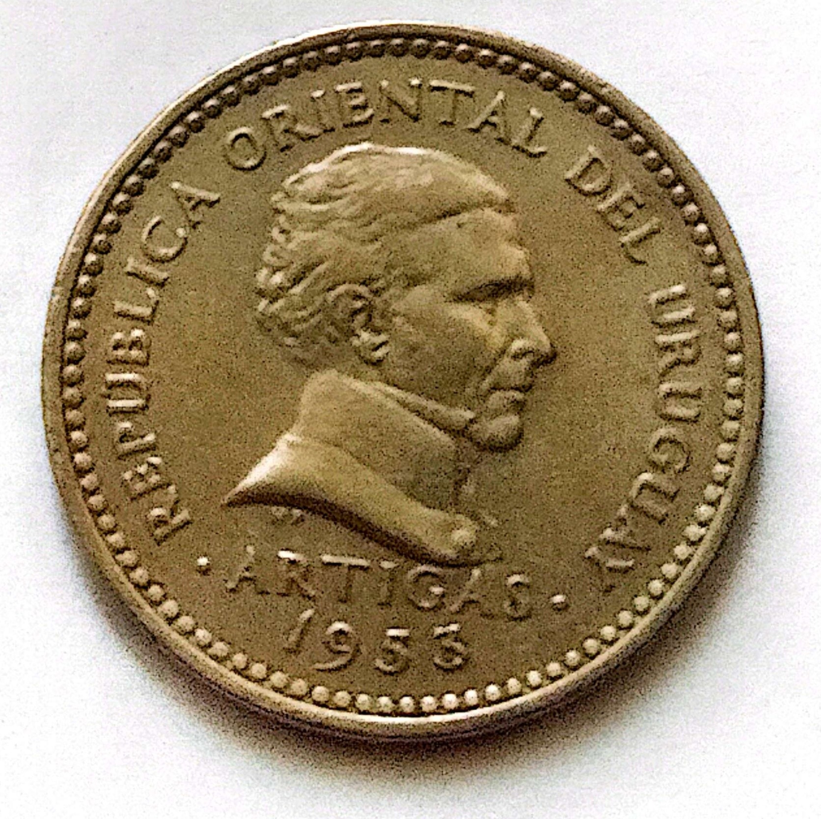 سکه5سنتیموز اروگوئه 1953(کد5760)