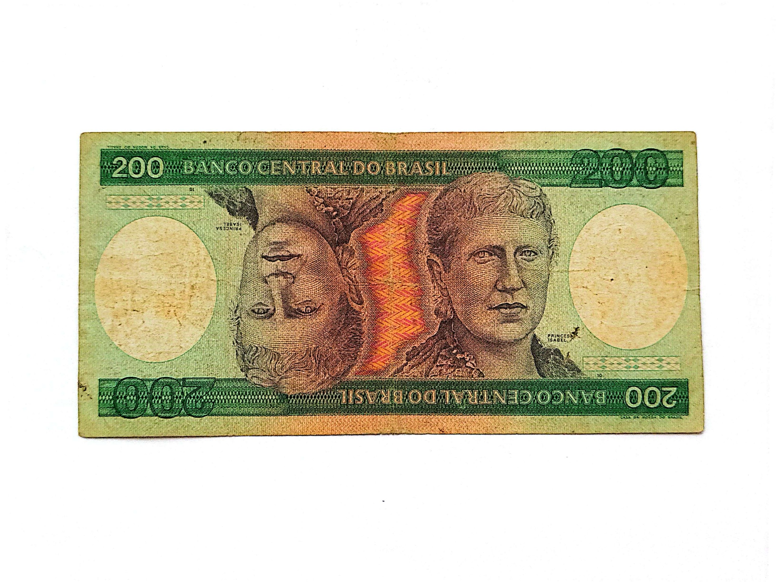 اسکناس 200رئال قدیم برزیل