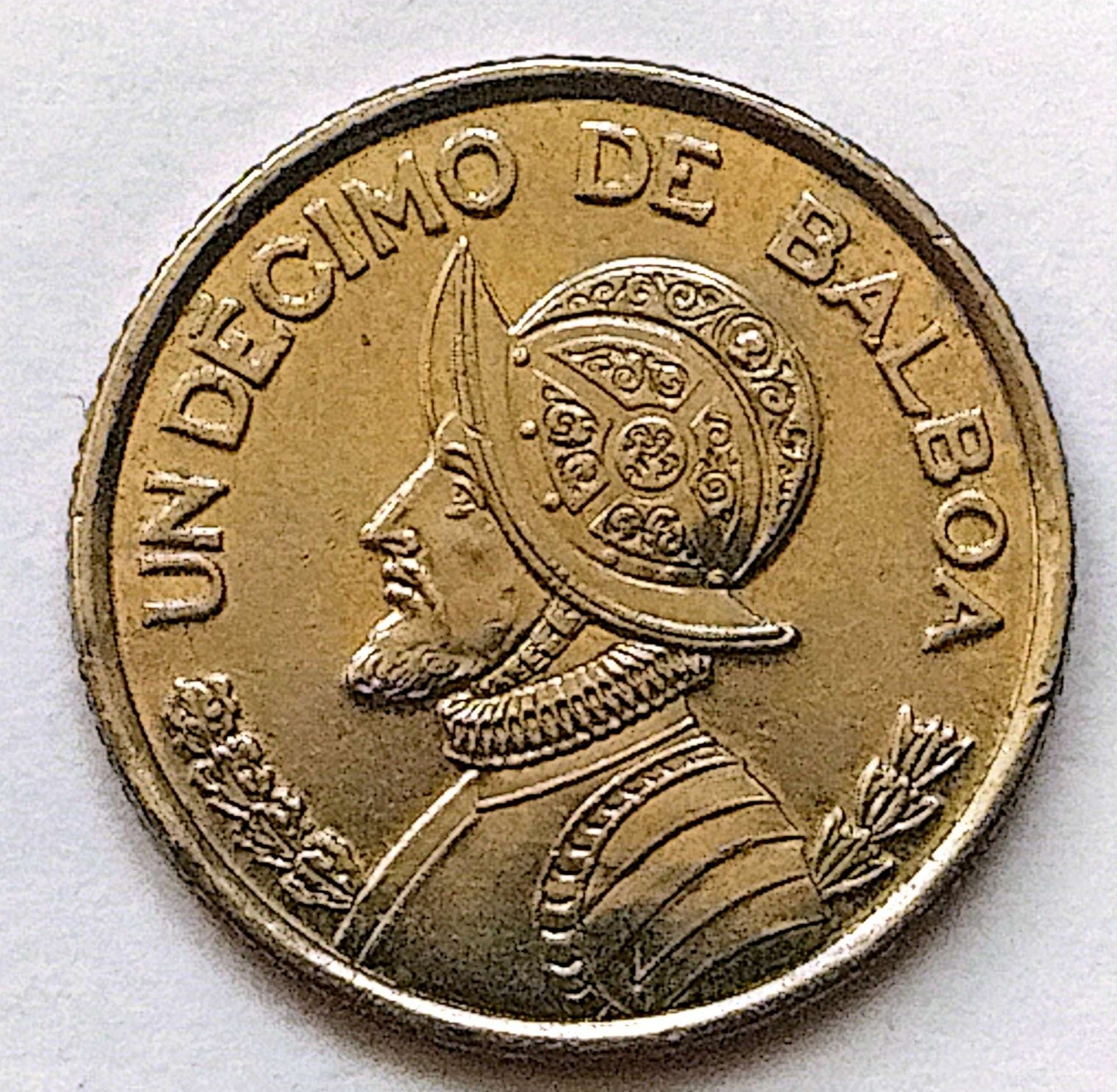 سکه 1/10 بالبوا پاناما 2017(کد3403)