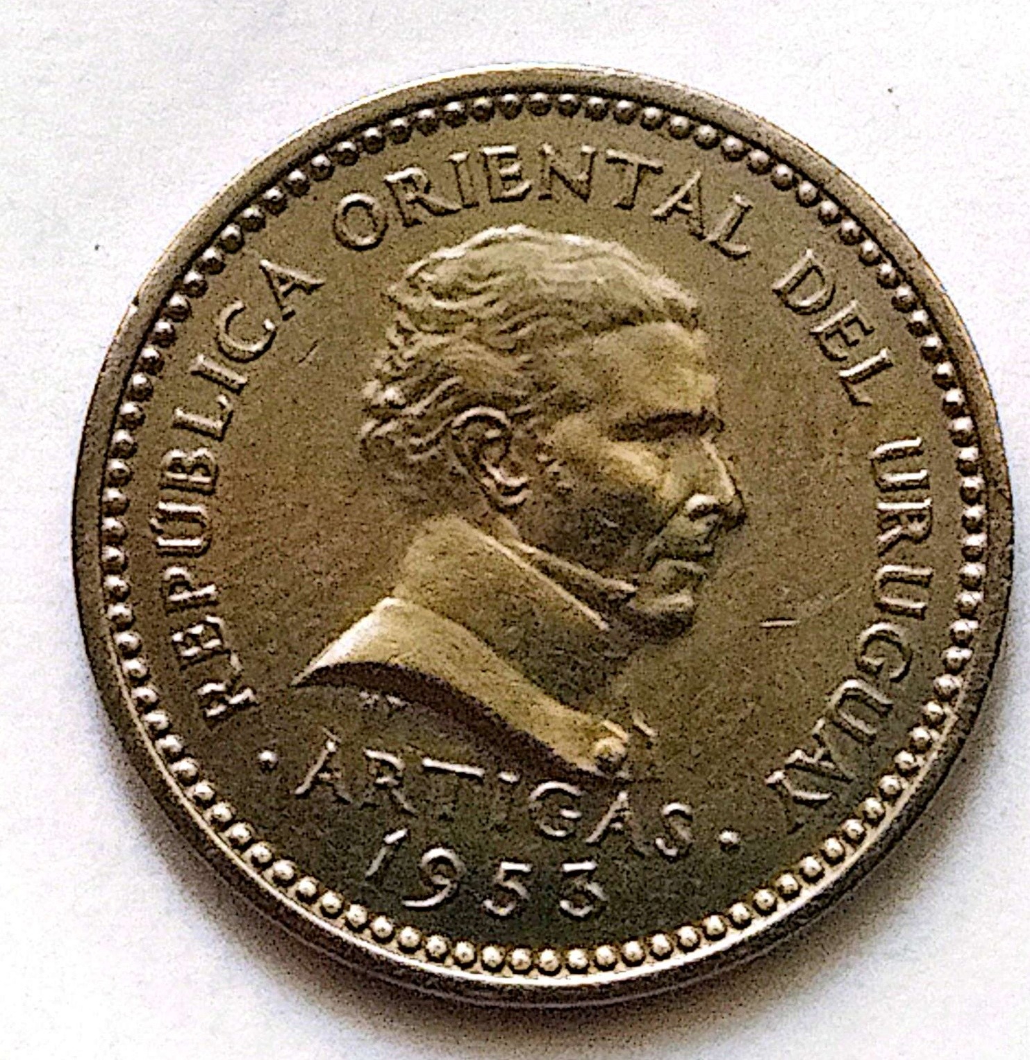 سکه5سنتیموز اروگوئه 1953(کد5762)