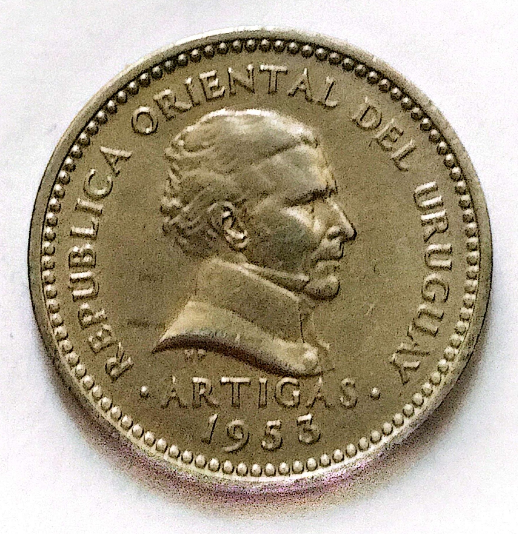 سکه5سنتیموز اروگوئه 1953(کد5767)