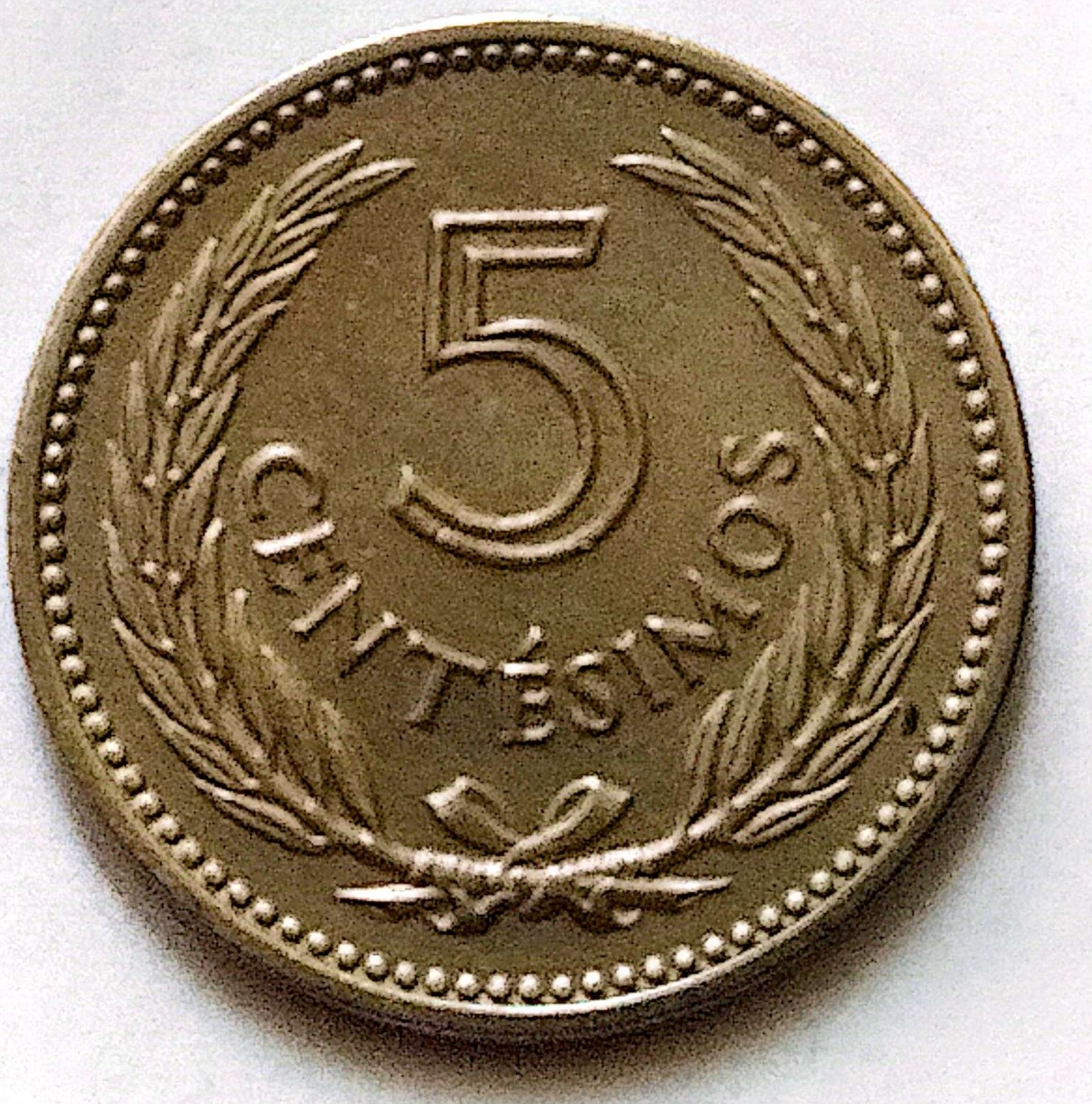 سکه5سنتیموز اروگوئه 1953(کد5768)