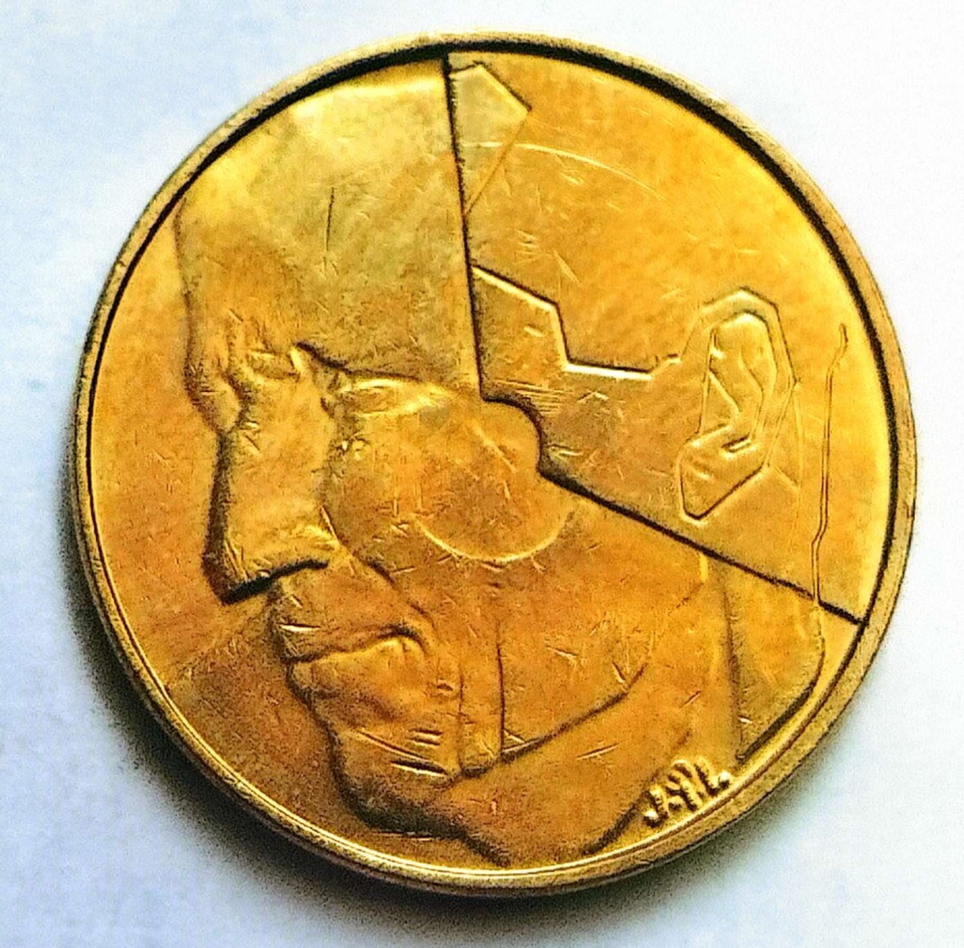 سکه 5فرانک بلژیک 1986(کد6)