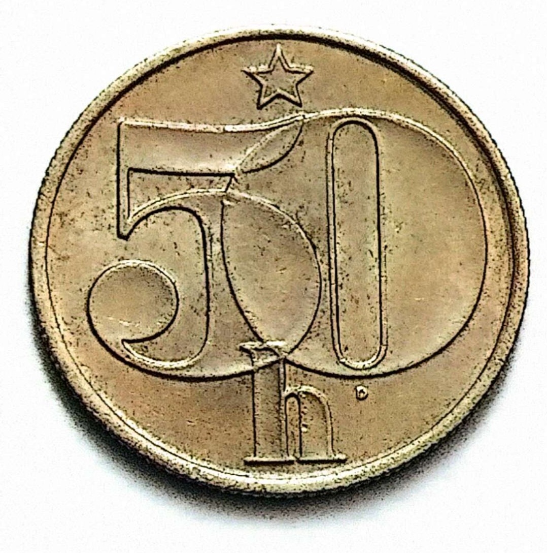 سکه 50هالر چکسلواکی1978(کد2909)