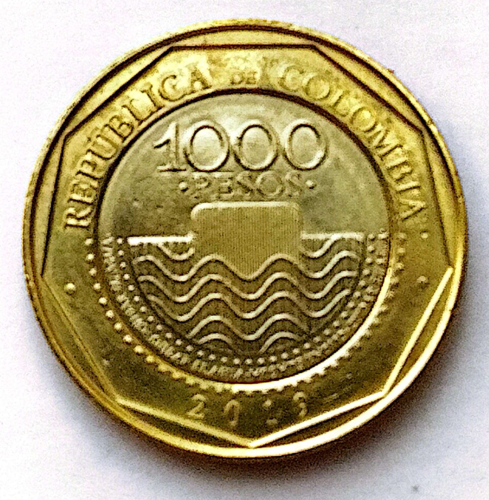 سکه1000پزو کلمبیا 2019(کد5503))