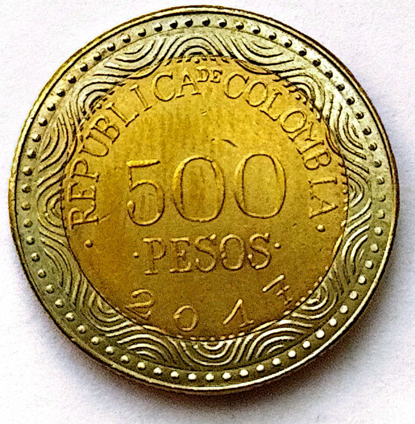 سکه500پزو کلمبیا 2017(کد5503))
