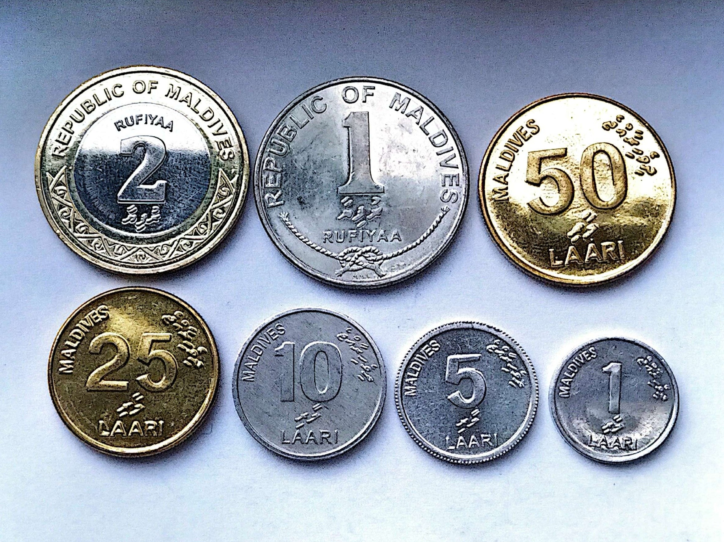 مجموعه 7عددی سکه  مالدیو1995(5070)