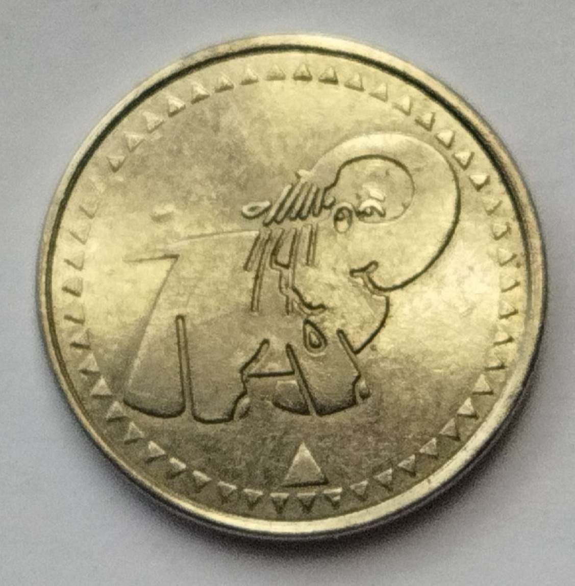 ژتون نایاب کارواش فرانسه (کد212))