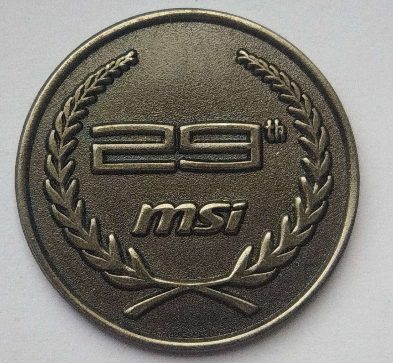 ژتون 29سالگرد تاسیس شرکت مسی  تایوان(کد215))