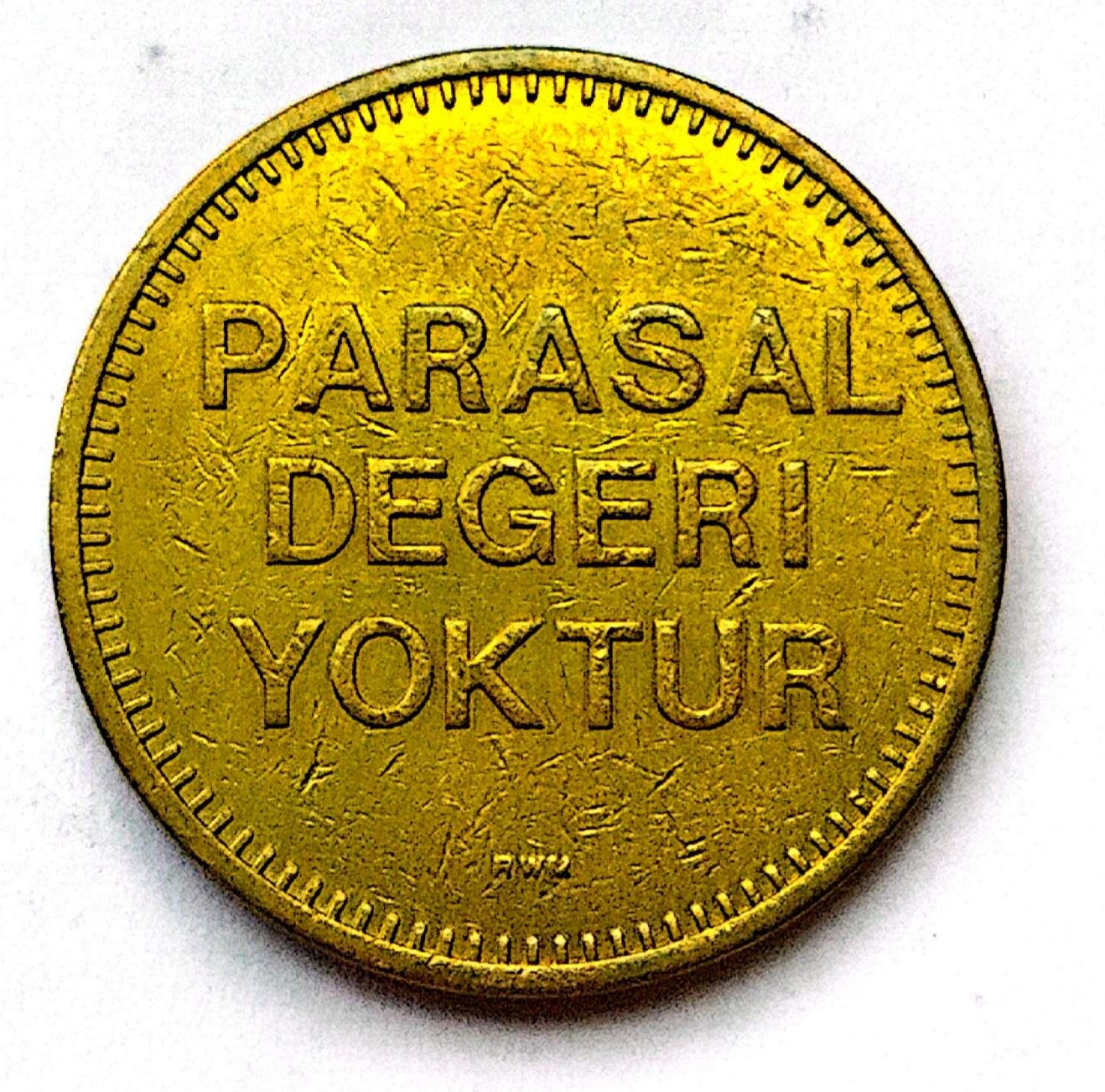 ژتون مراکز تفریحی ترکیه 1عدد (205)