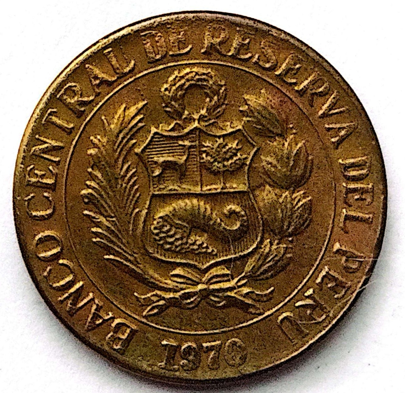 سکه 10سنتاووس نایاب پرو1970(کد6153)