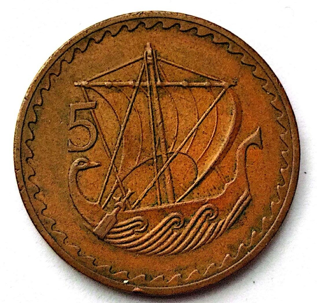سکه 5سنت قبرس قدیم 1972(کد3703)