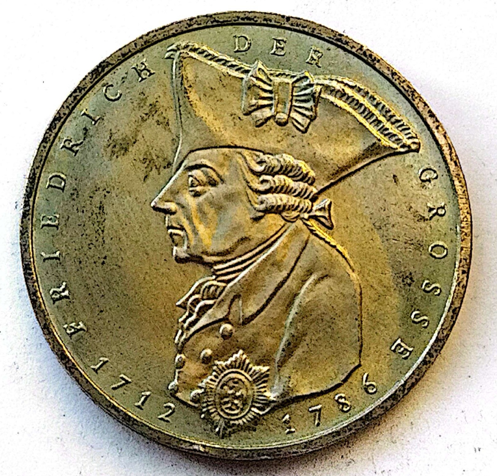 سکه 5مارک یادبودیآلمان1986(کد7300)