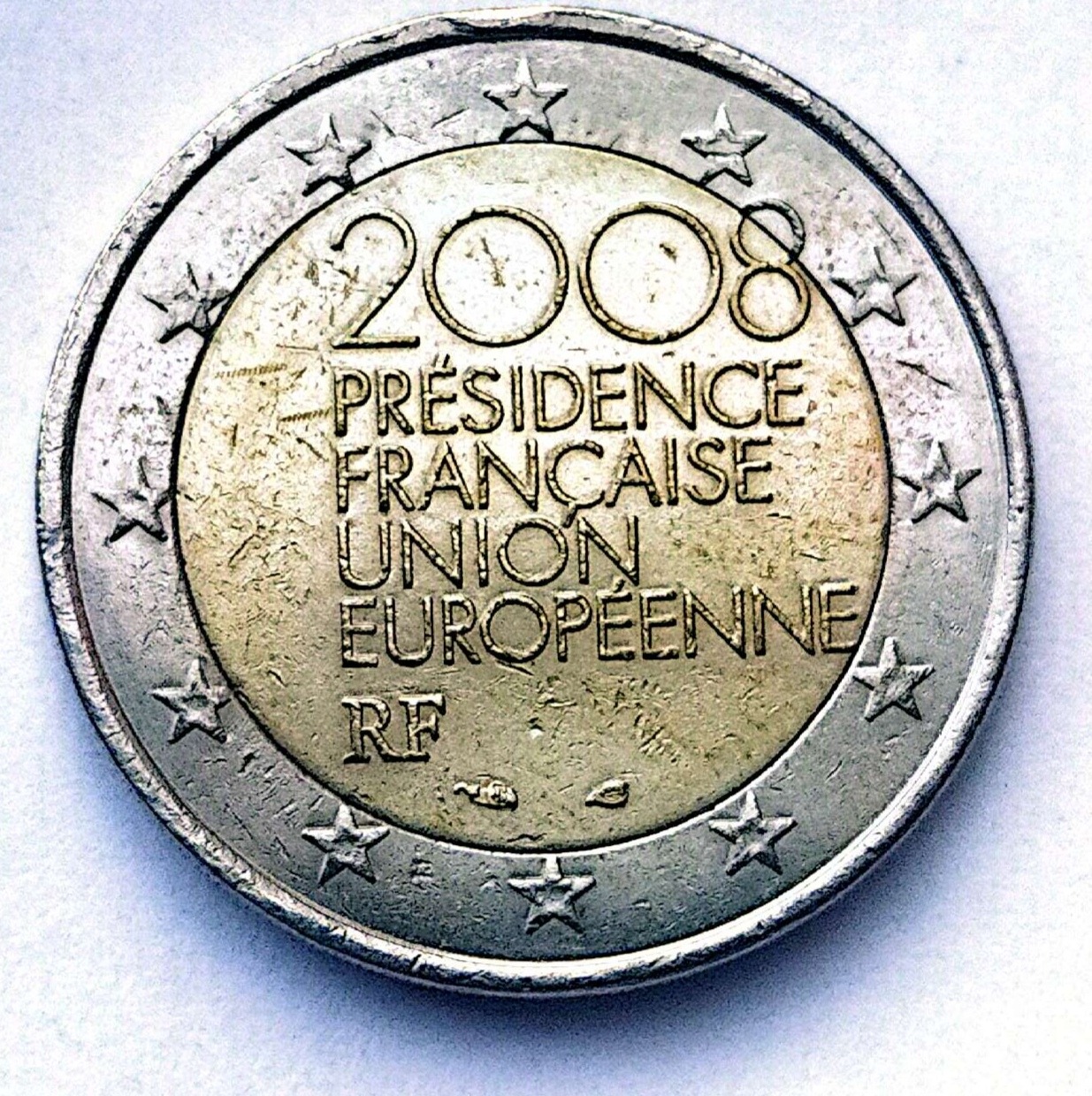 سکه 2یورو یادبودی نایاب فرانسه2008 (501))