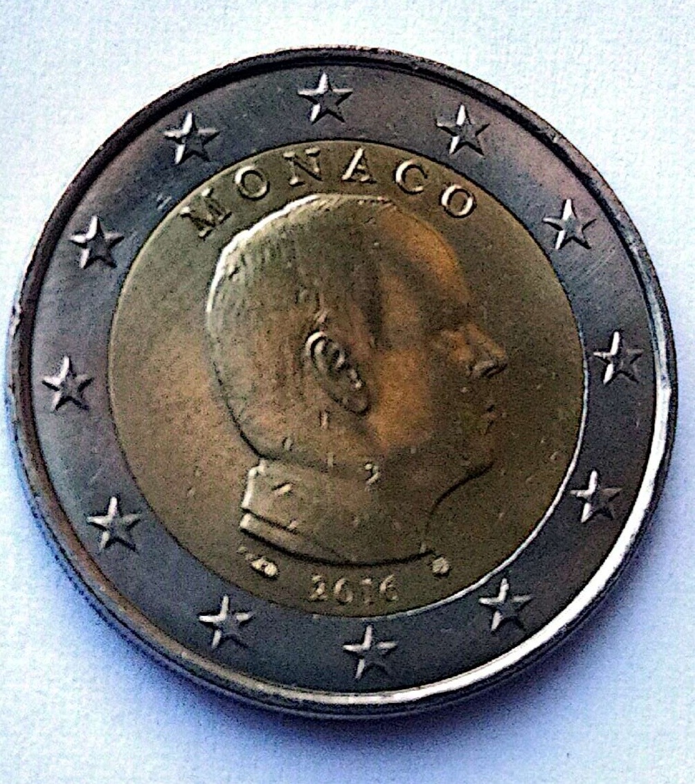سکه 2یورو یادبودی نایاب موناکو 2016(503))