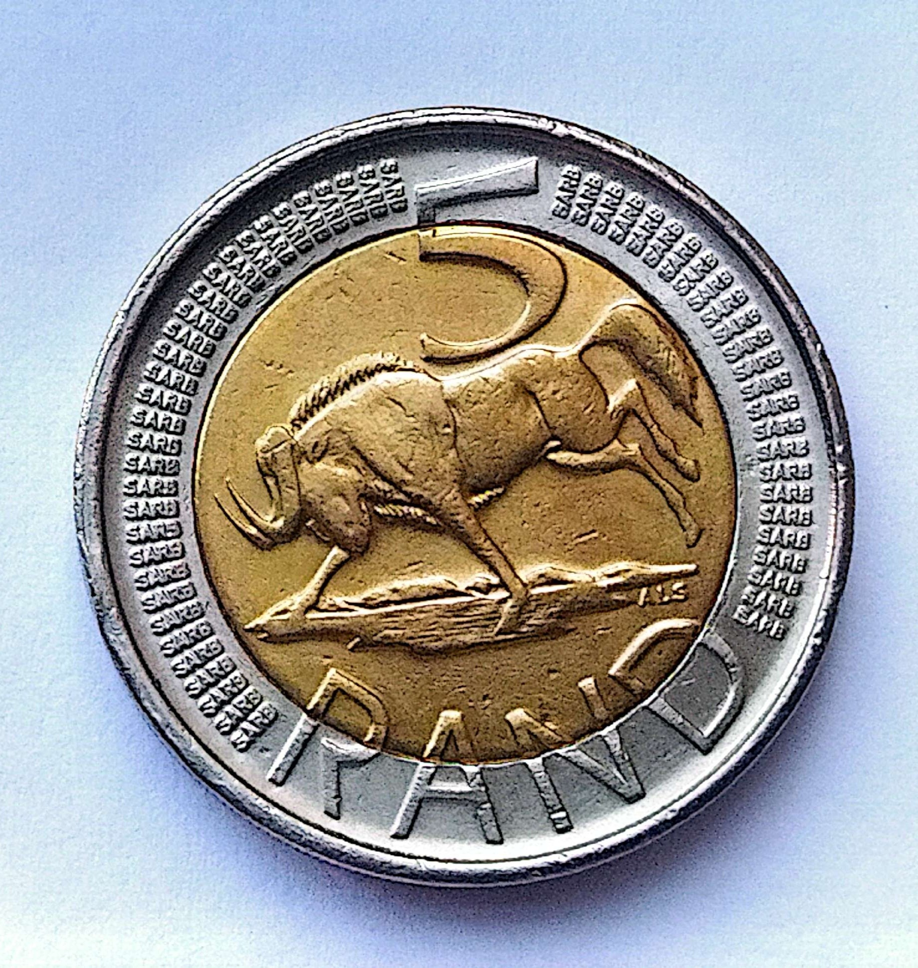 سکه 5 رائد دو لبه آفریقا 2017(کد605)