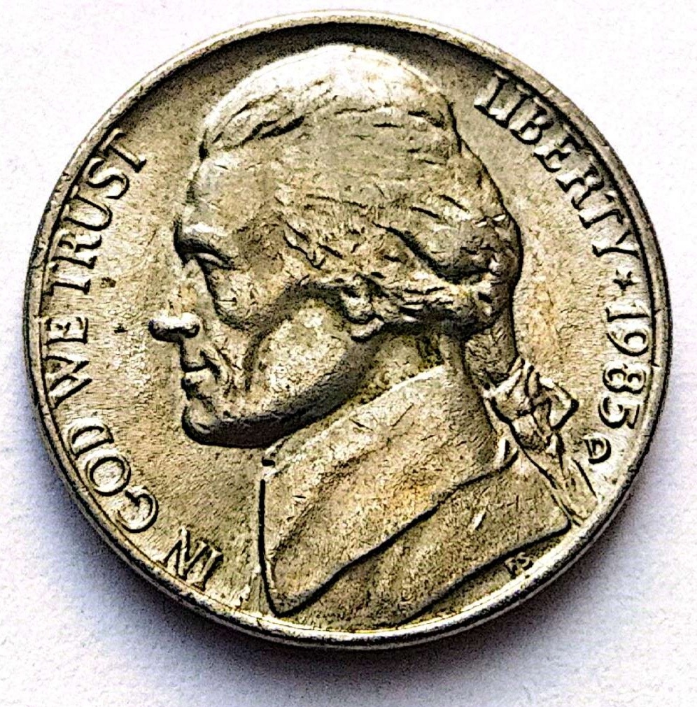 سکه5سنت آمریکا 1983(1654)