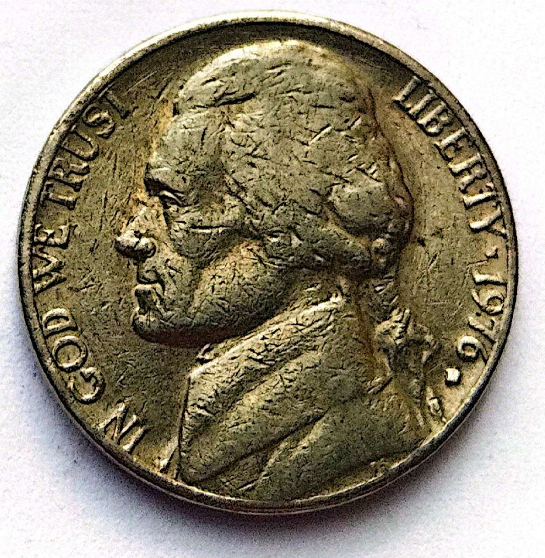 سکه5سنت آمریکا 1976(1654)