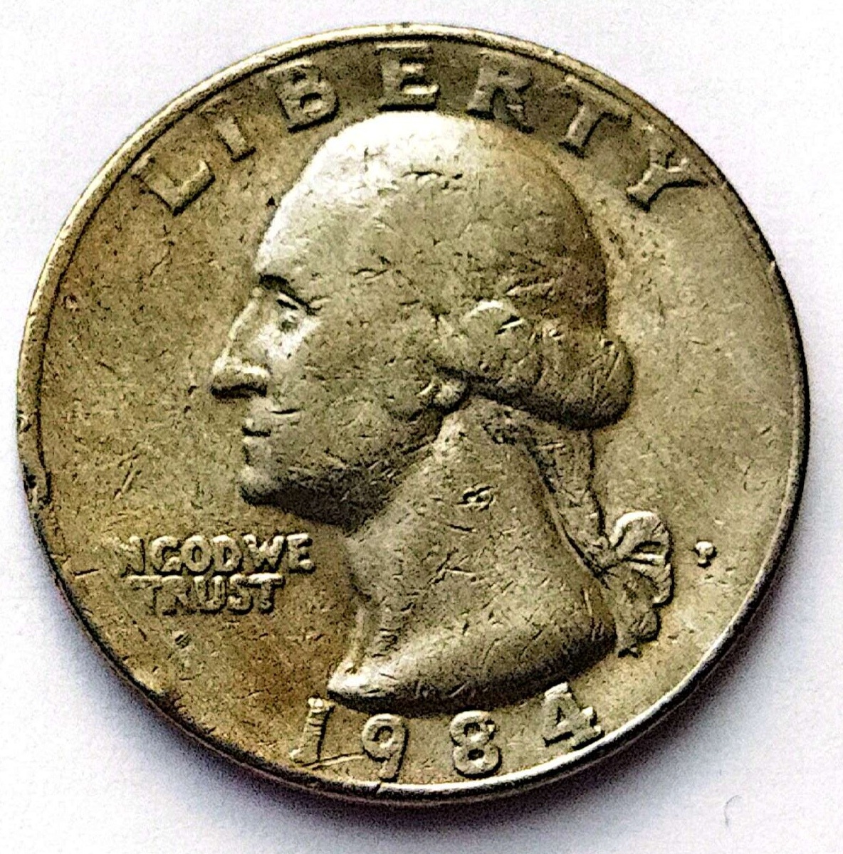 سکه25سنت نایاب آمریکا 1984(1609))