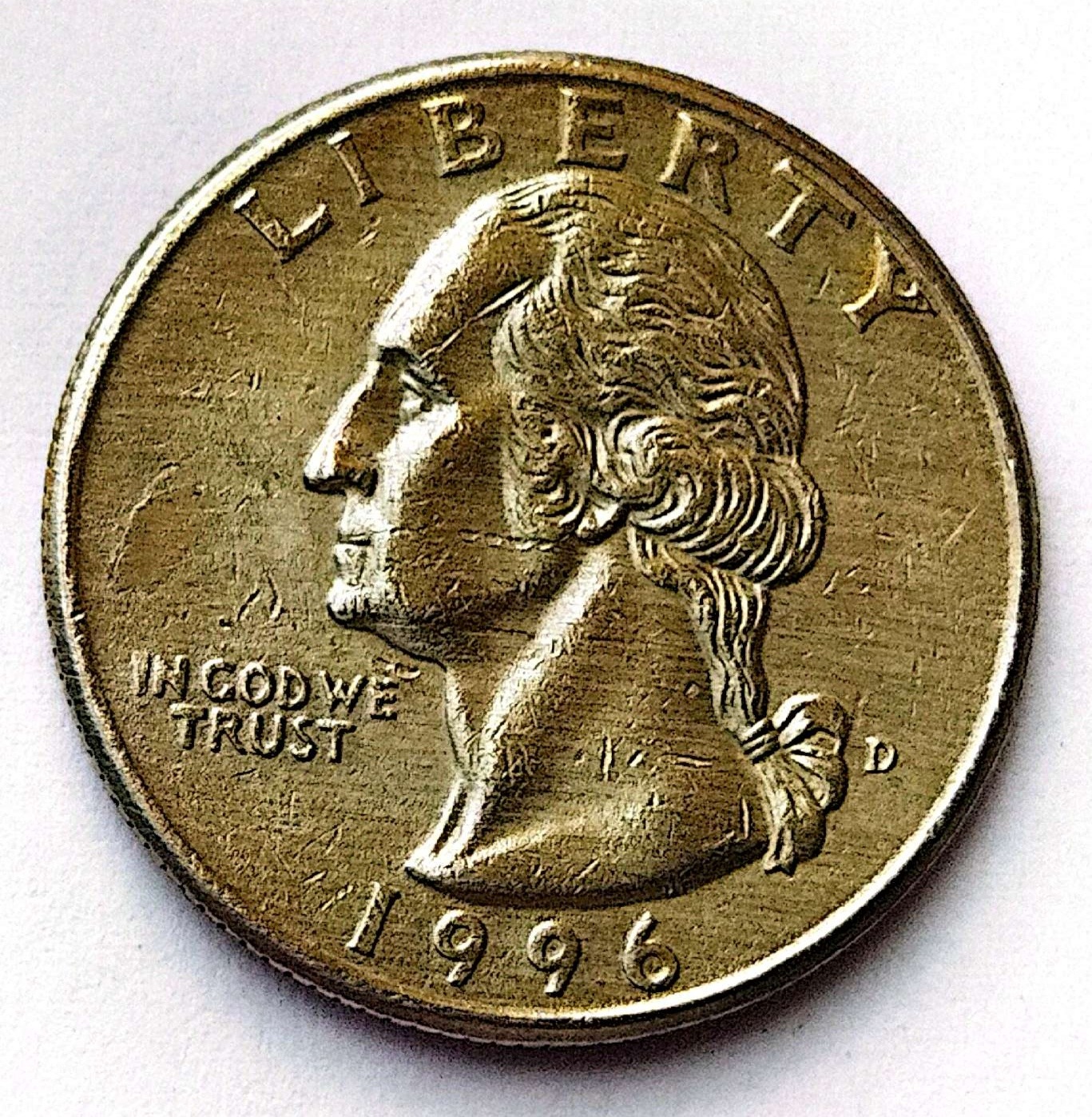 سکه25سنت نایاب آمریکا 1996(1609))