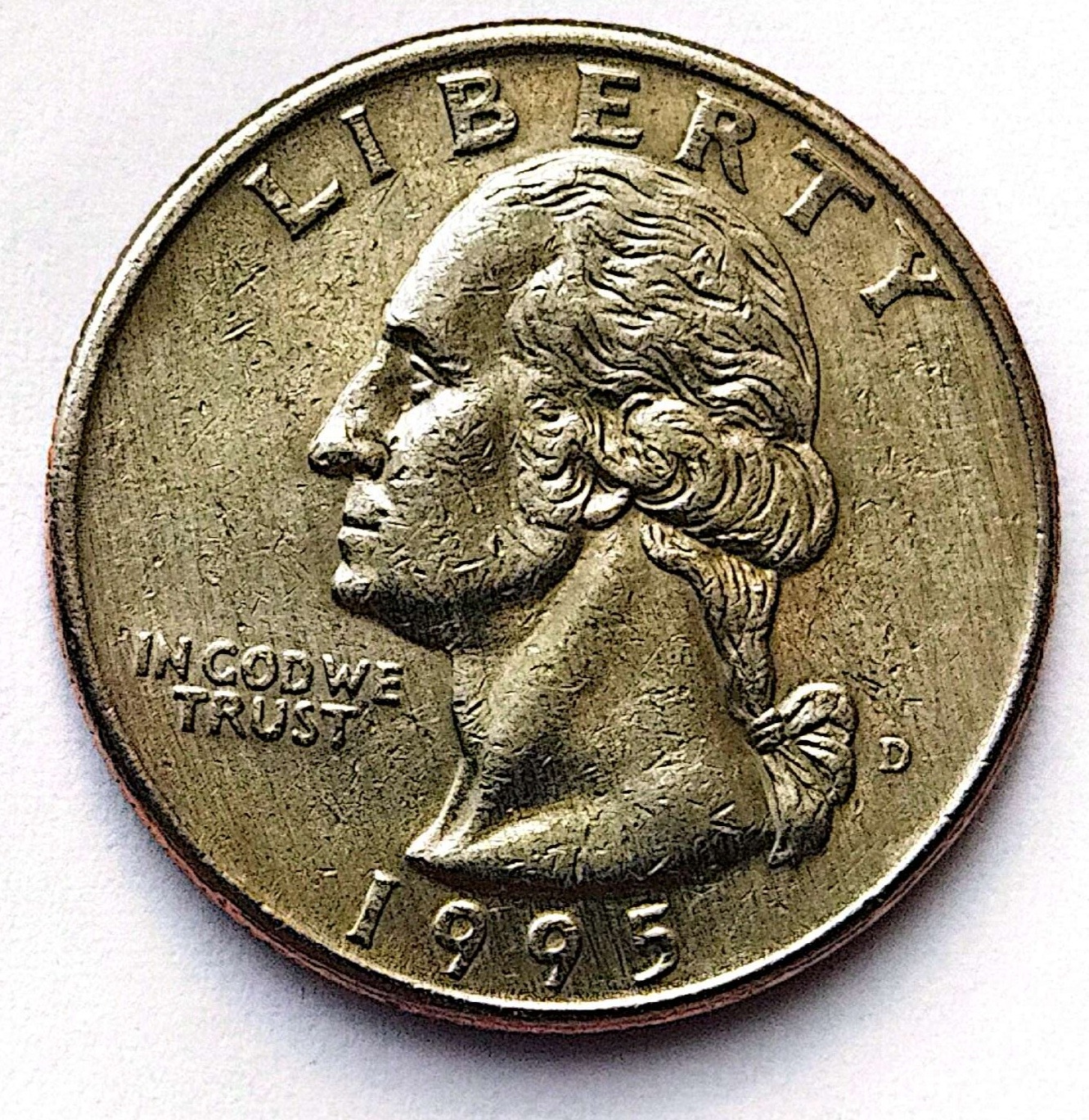 سکه25سنت نایاب آمریکا 1995(1609))