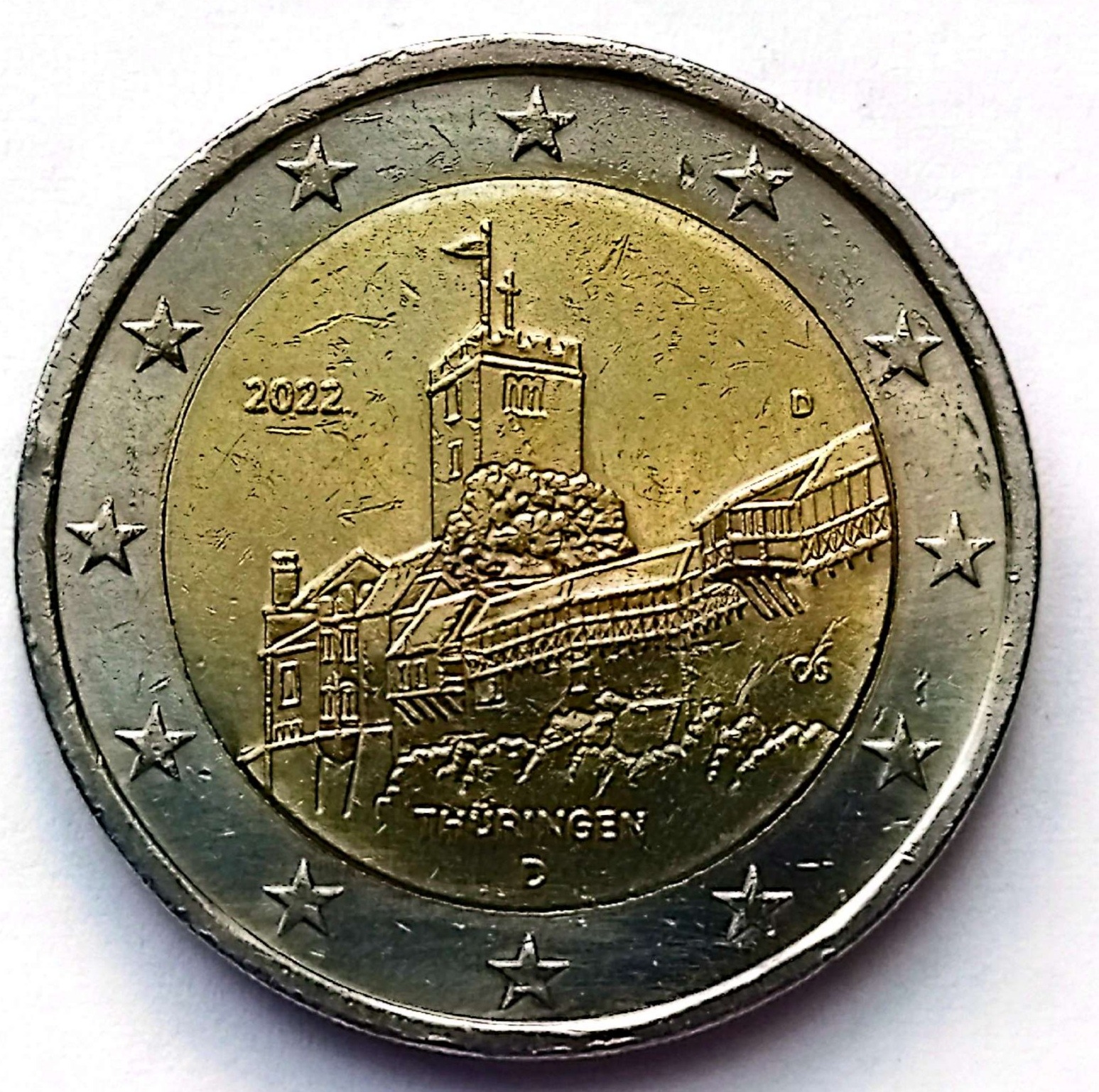سکه 2یورو یادبودی نایاب آلمان 2022(701))