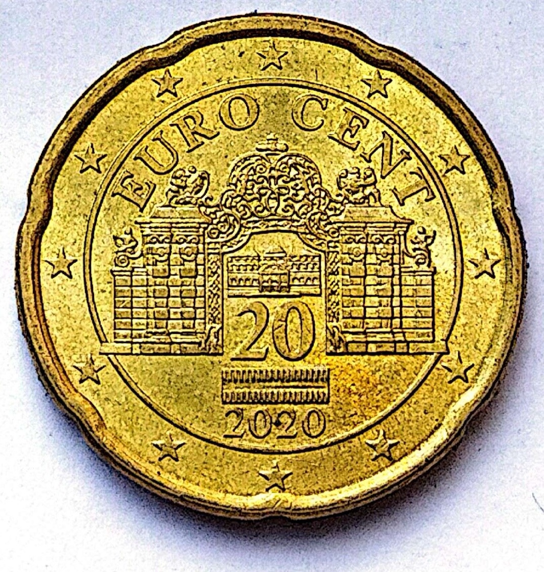 سکه20سنت اتحادیه اروپا اتریش 2020(428)