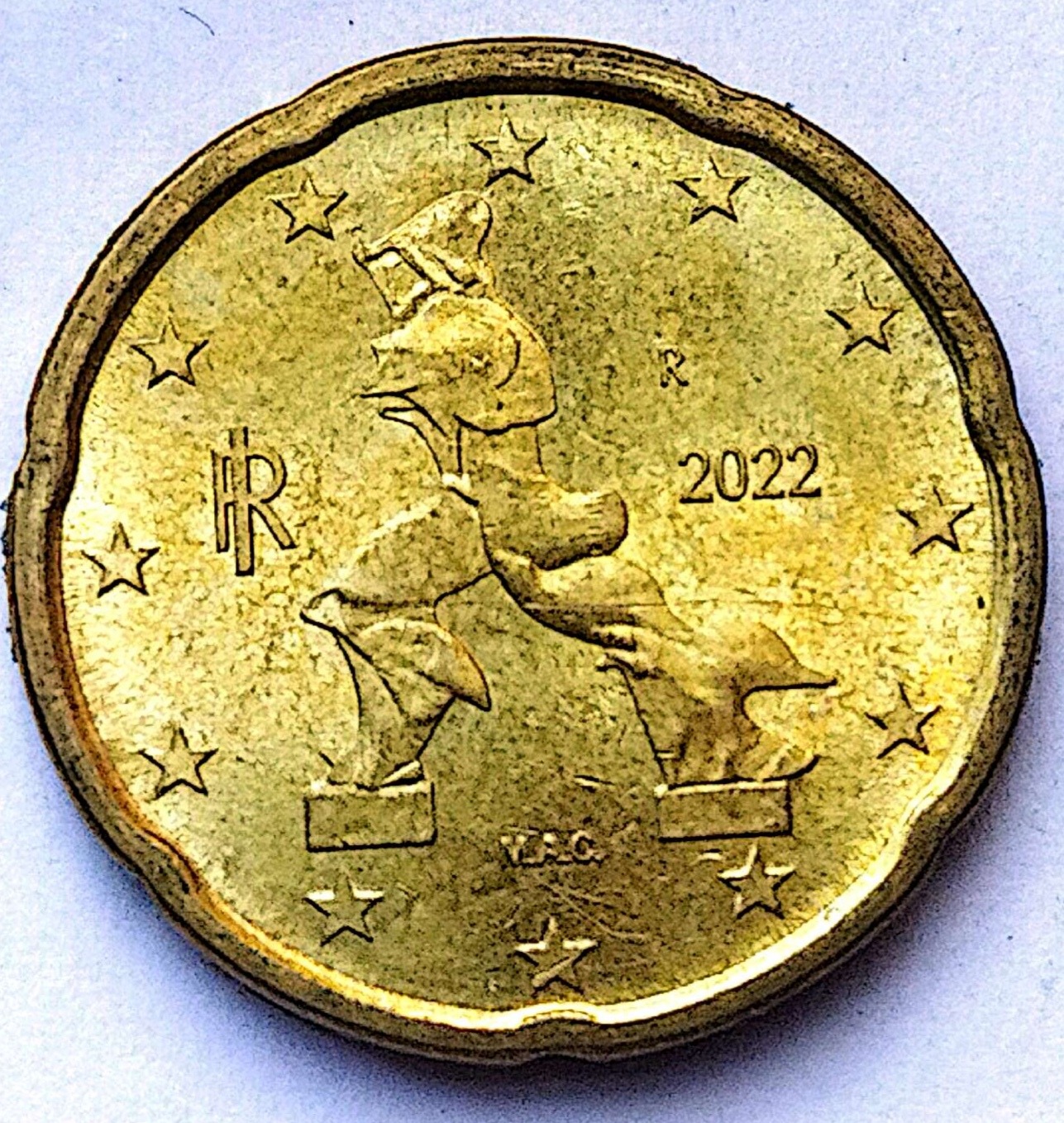 سکه20سنت اتحادیه اروپا ایتالیا 2022(428)