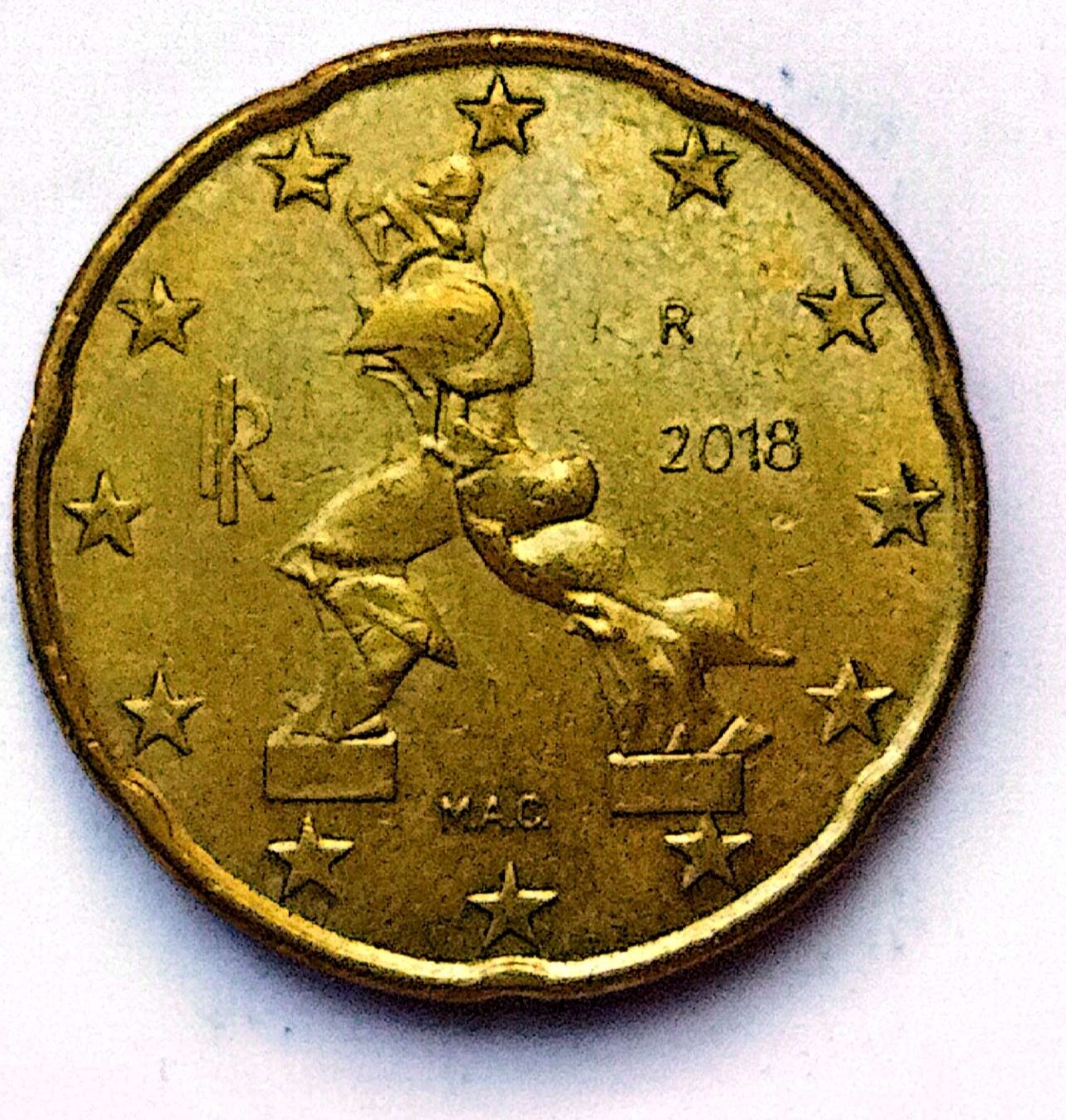 سکه20سنت اتحادیه اروپا ایتالیا 2018(430)