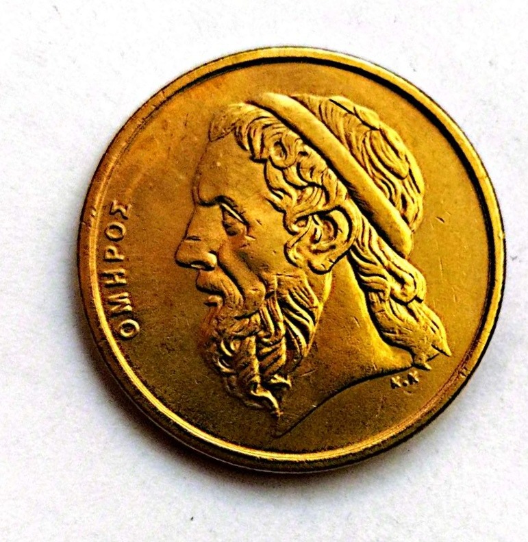 سکه 50 دراخما یونان نایاب1990 (3302)