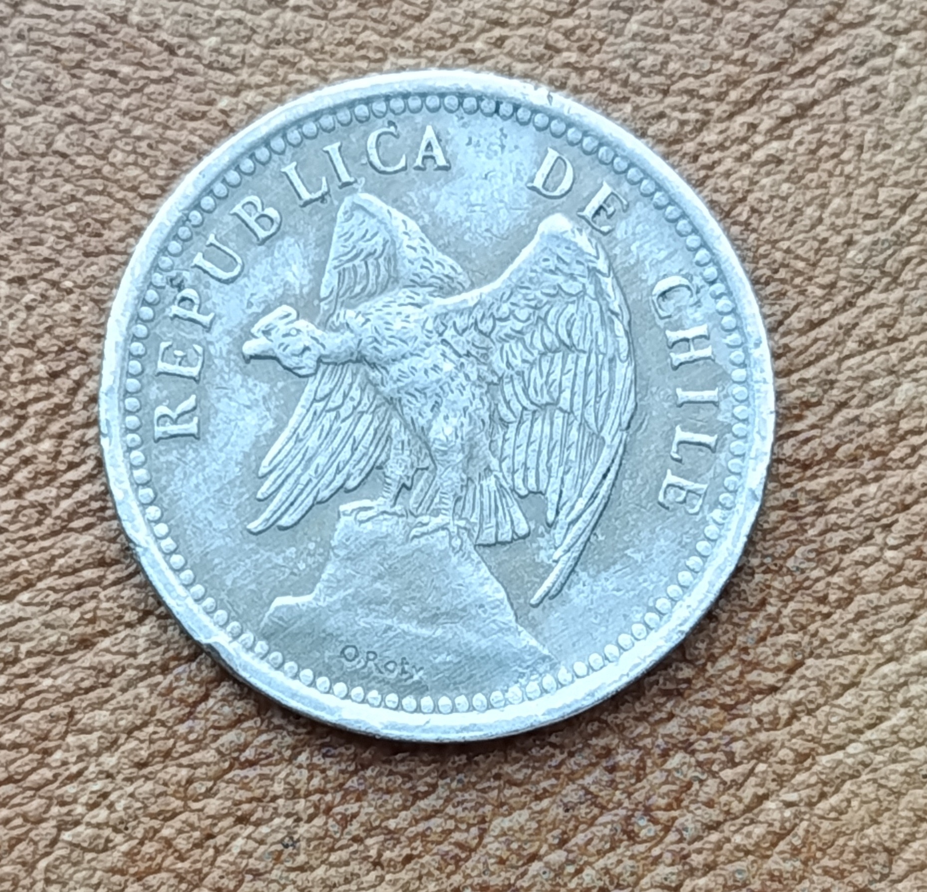 سکه کمیاب20 سنتاووس شیلی1939 (کد2715)