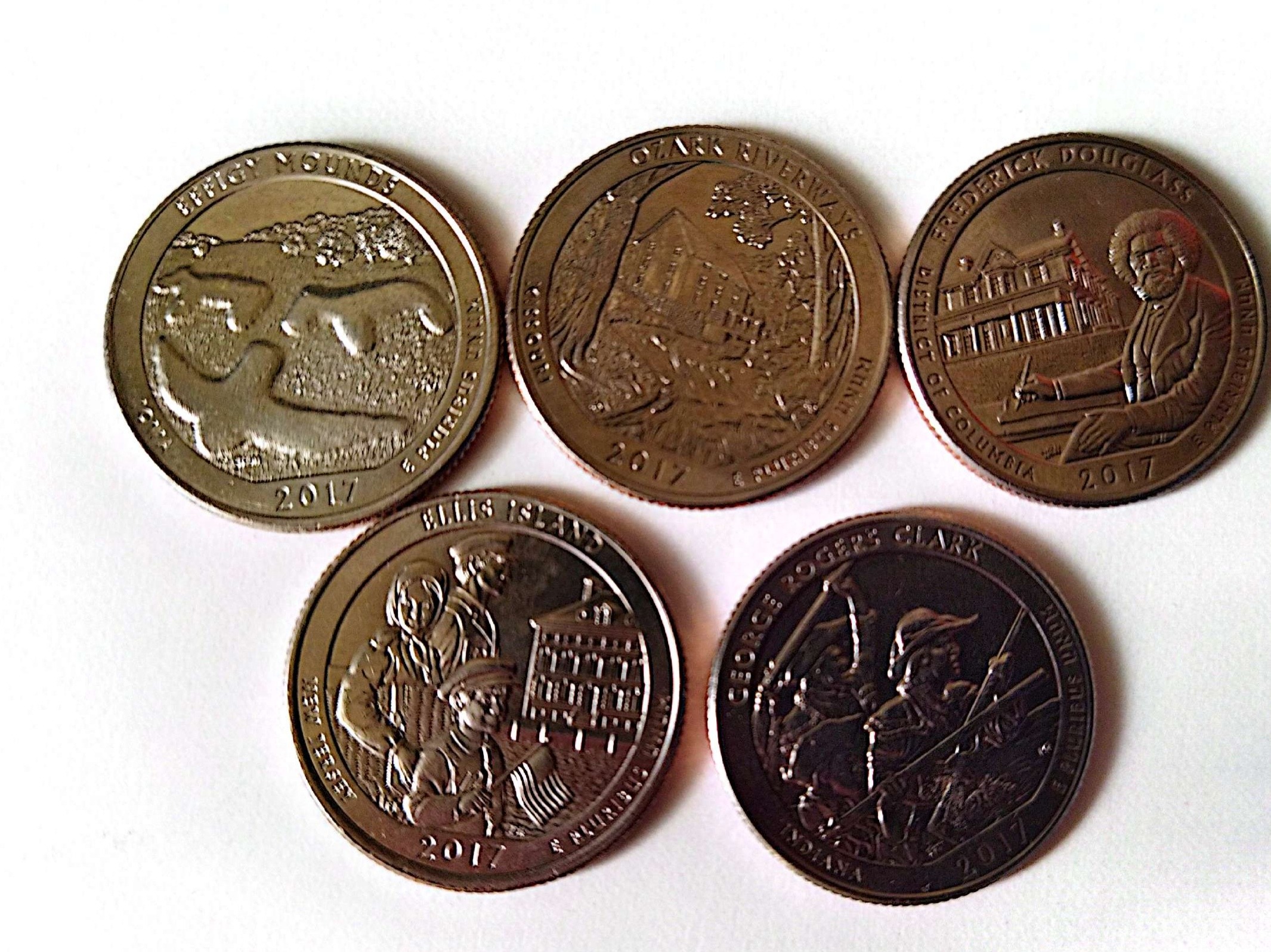 سکه25سنت سری پارکها آمریکا 2017(1501)